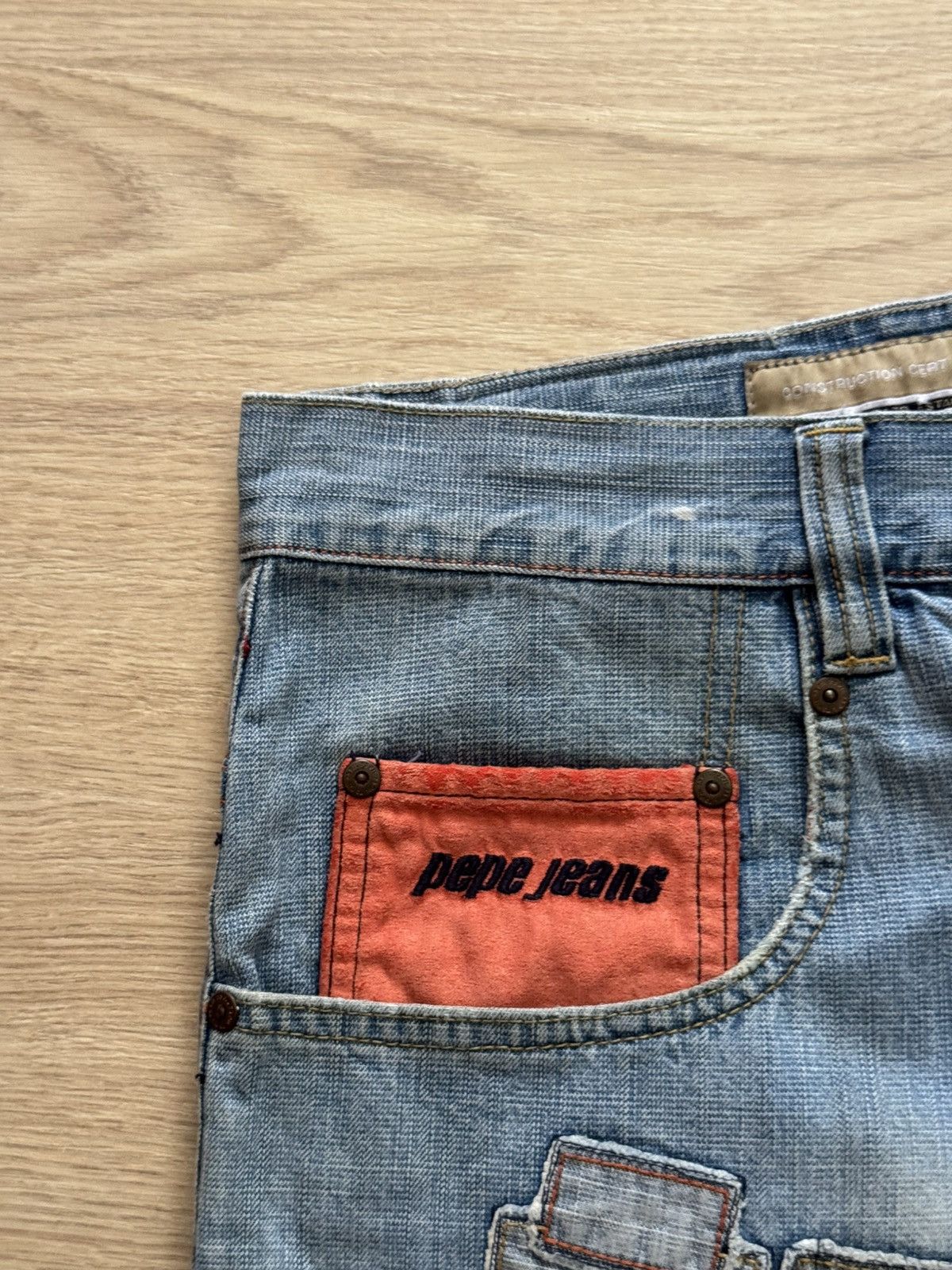 Pepe Jeans Vintage 00’s Pepe Jeans Baggy y2k Baggy denim Hip-Hop Shorts Size US 36 / EU 52 - 7 Thumbnail