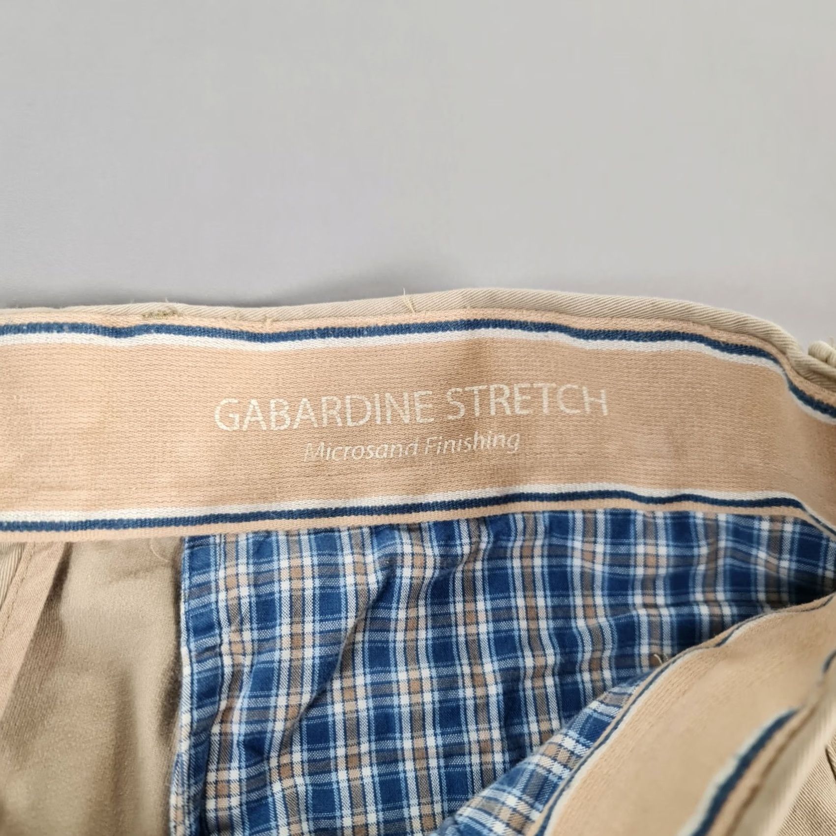 Ermenegildo Zegna Zegna Mens Chino Trousers Beige W36 L25 Regular Fit Cotton Stretch Pants Size US 36 / EU 52 - 5 Thumbnail