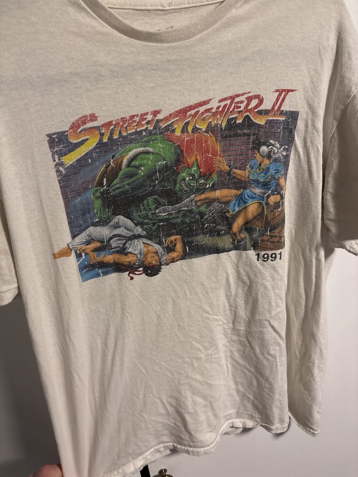 Vintage Vintage Streetfighter T Shirt 1991 Size L Size US L / EU 52-54 / 3 - 1 Thumbnail