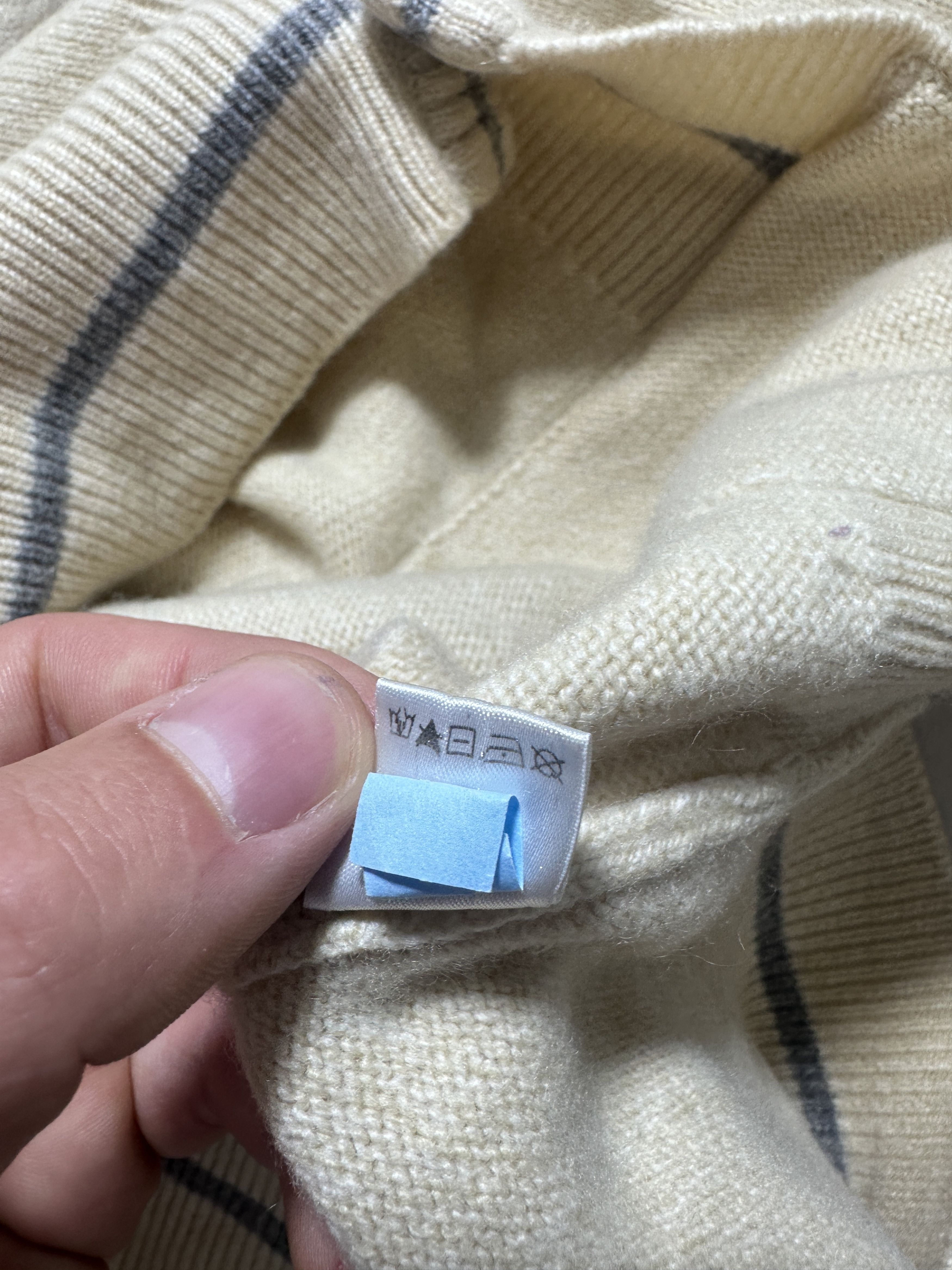 Loro Piana Knit Loro Piana 100% Cashmere Contrast Trim Cardigan 50 IT Size US M / EU 48-50 / 2 - 18 Thumbnail