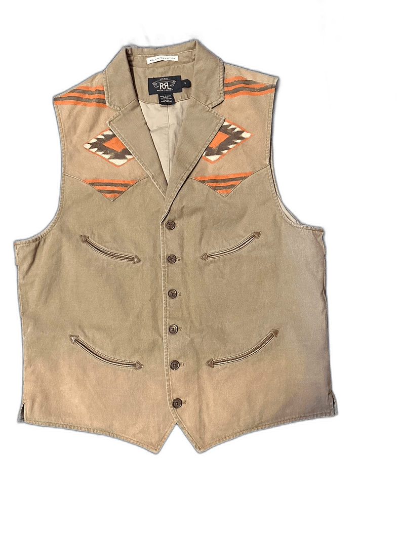 RRL Ralph Lauren Double RL Limited Painted Vest Size US M / EU 48-50 / 2 - 1 Thumbnail