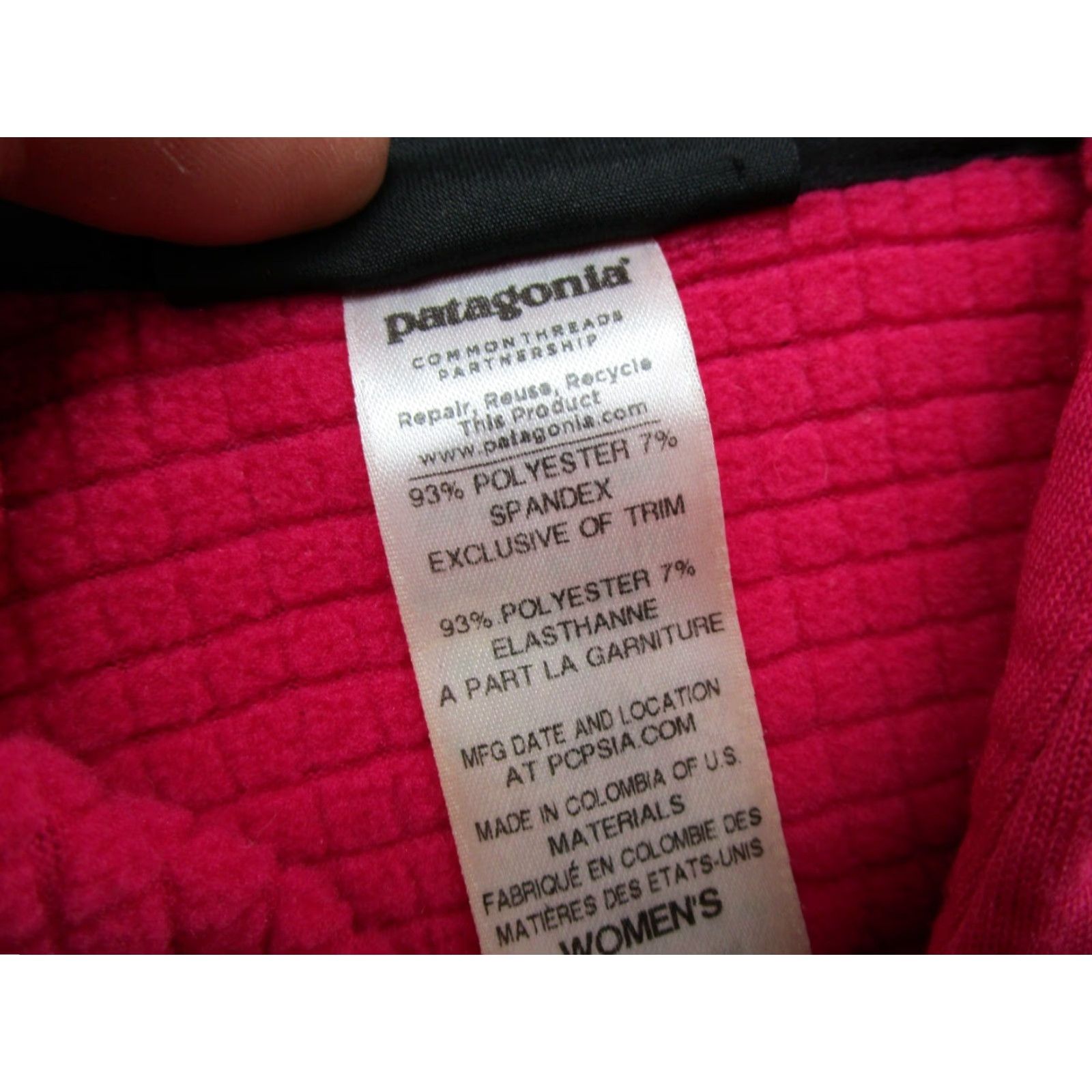 Patagonia Patagonia Thermal Waffle Pink Hoodie Sweatshirt Size Small Outdoor Hiking Women Size S / US 4 / IT 40 - 3 Thumbnail