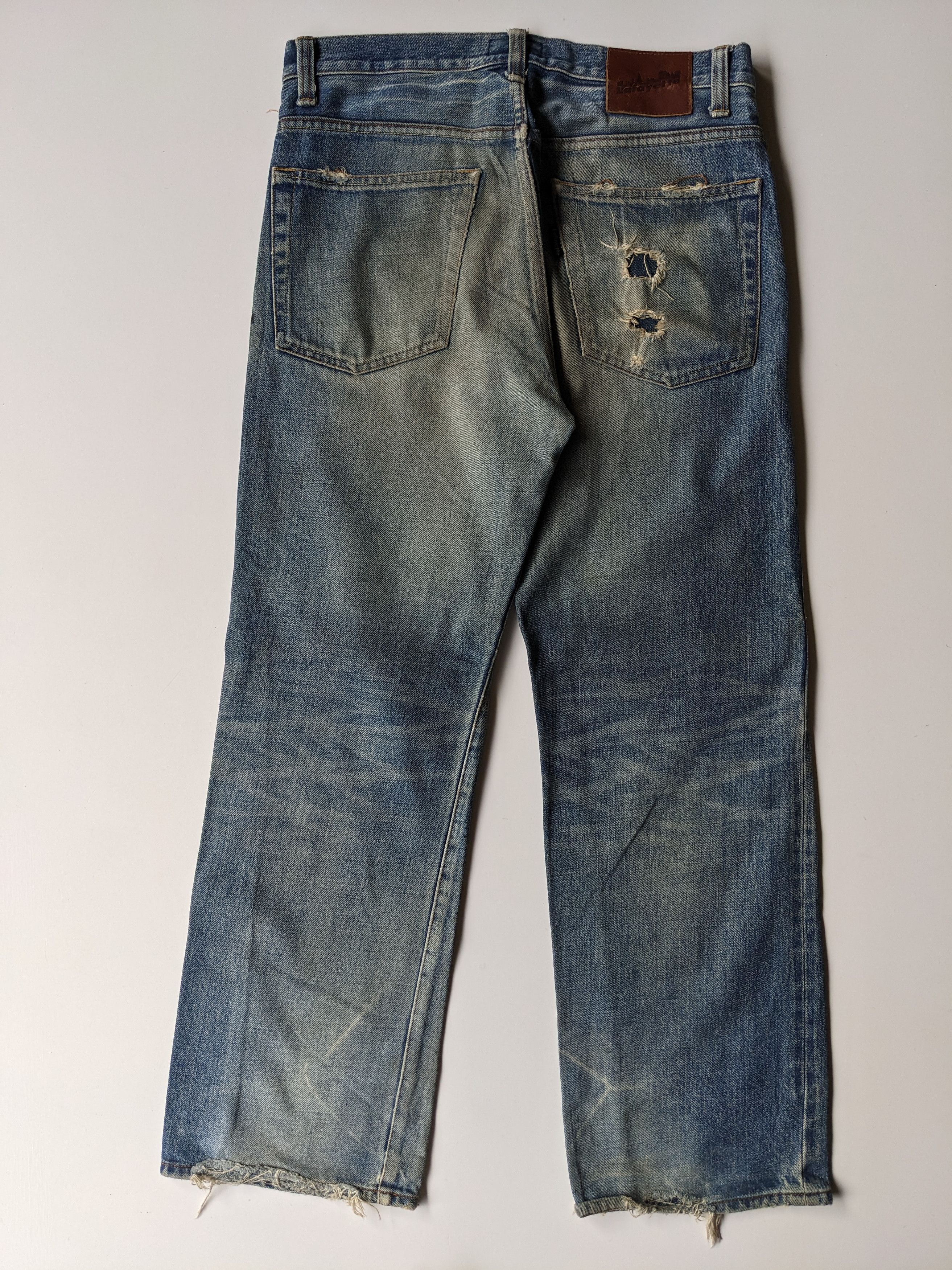 Lafayette 148 Lafayette faded distressed selvedge jeans Size US 34 / EU 50 - 2 Thumbnail