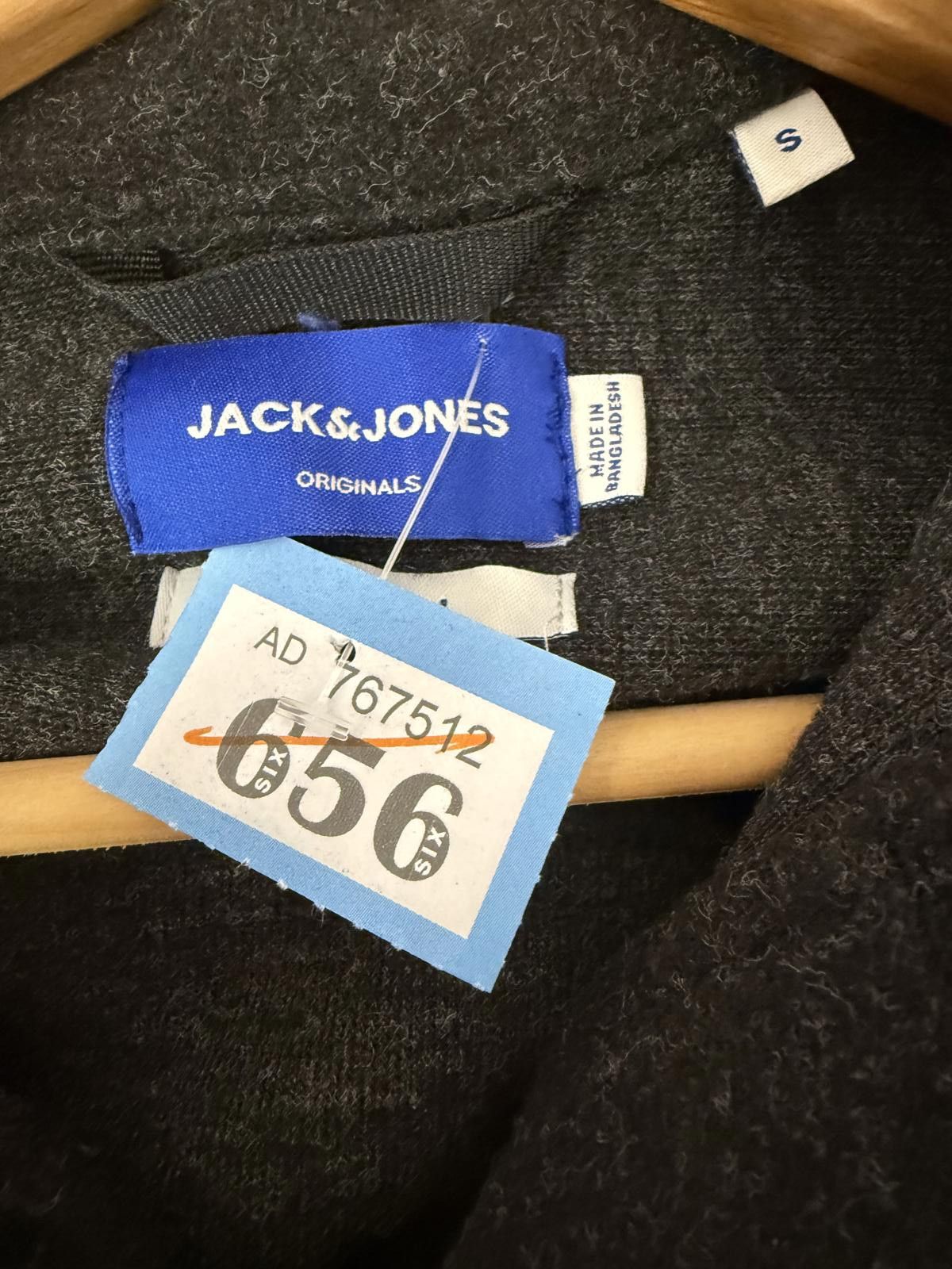 Jack & Jones Jack & Jones Originals Grey Wool Blend Shirt Jacket Size S Size US S / EU 44-46 / 1 - 2 Thumbnail