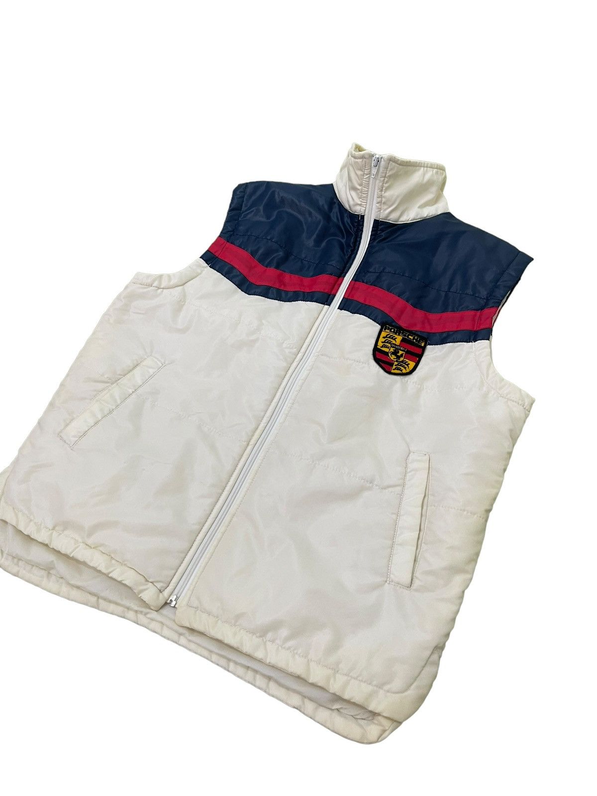Porsche Design Rare Vtg 80s/90 Porsche Padding Vest 5🟩8 Size US L / EU 52-54 / 3 - 3 Thumbnail