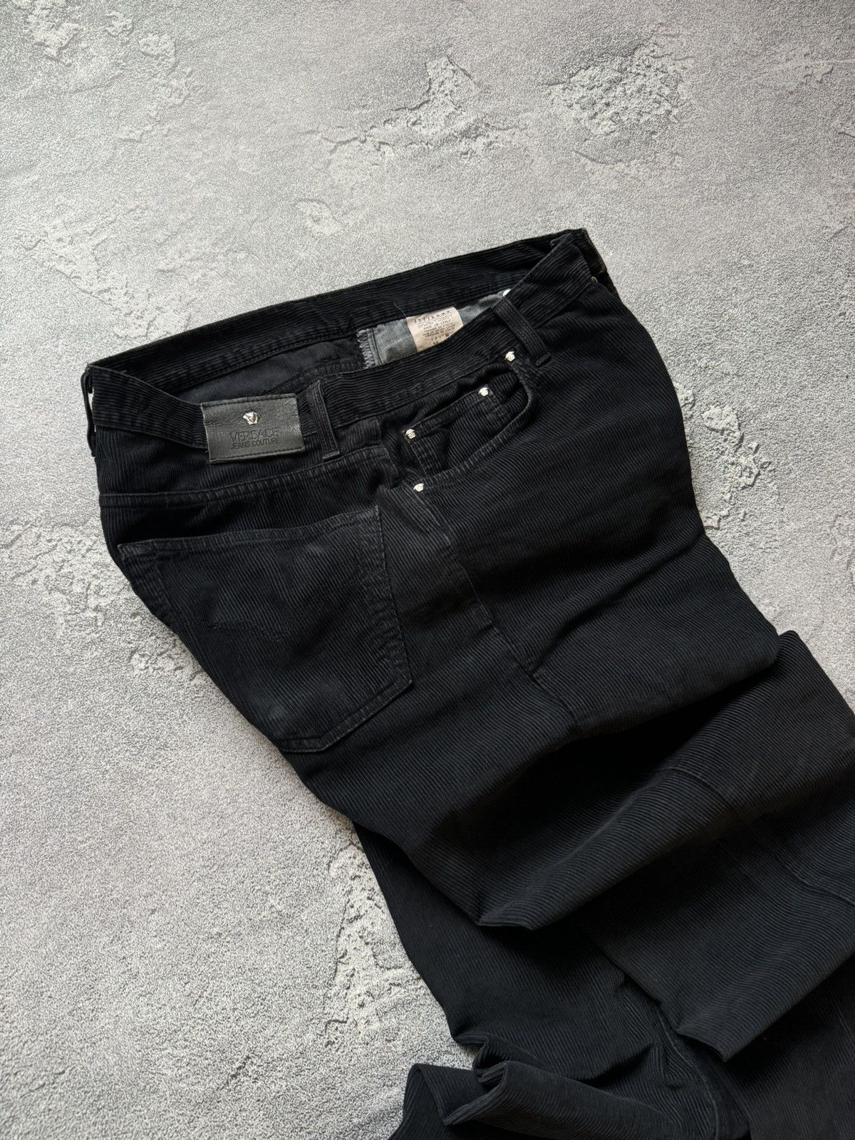 Versace × Versace Jeans Couture × Vintage Versace Jean couture 35/49 corduroy pant trouser chino 90s Size US 35 - 19 Thumbnail