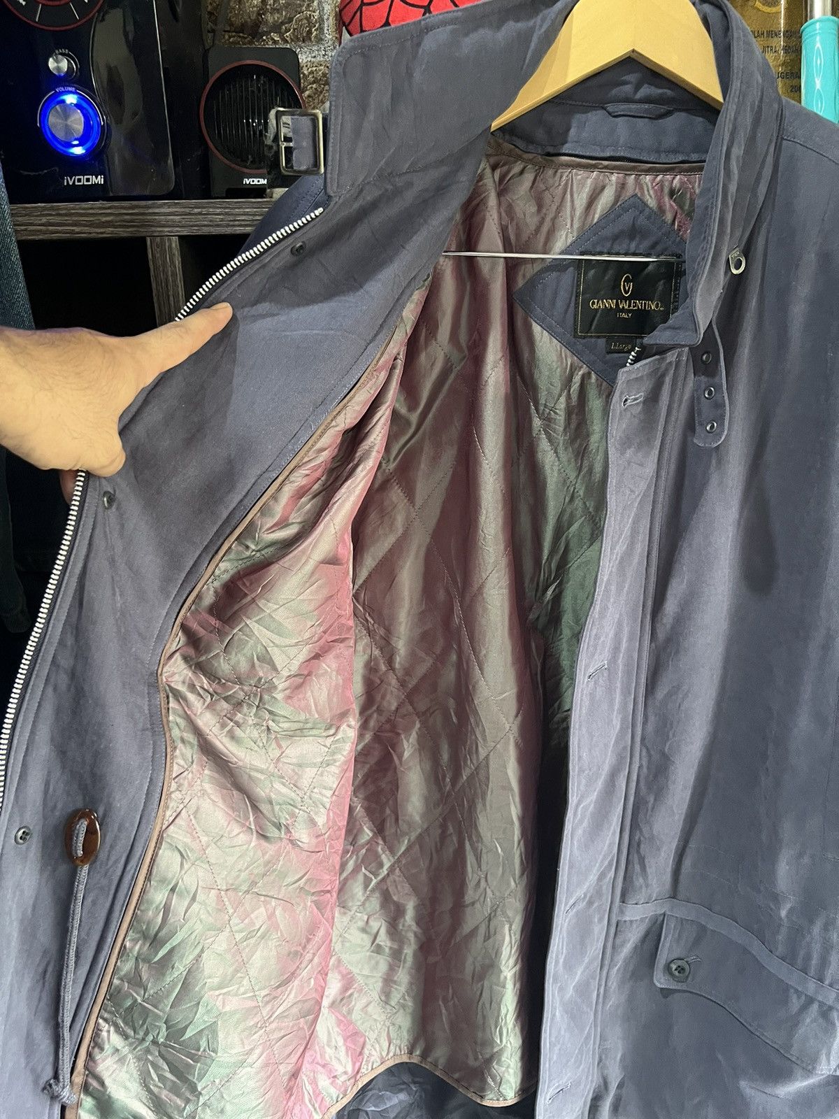 Gianni Valentino 🔥Vintage Gianni Valentino Quilted Jacket Size US XL / EU 56 / 4 - 10 Thumbnail