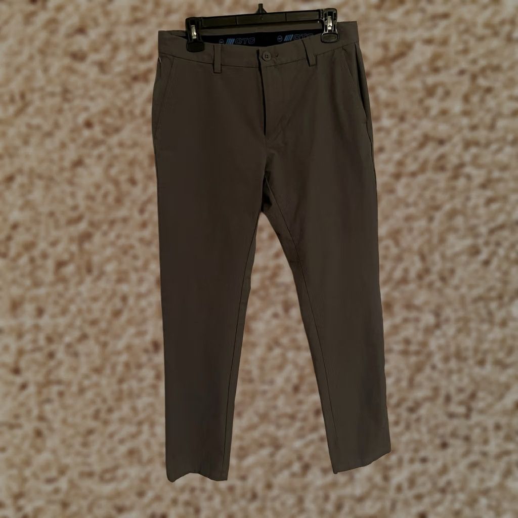 Vineyard Vines Vineyard Vines OTG On-The-Go Pants Gray Performance Chinos - Men's 30x32 Size US 30 / EU 46 - 1 Thumbnail