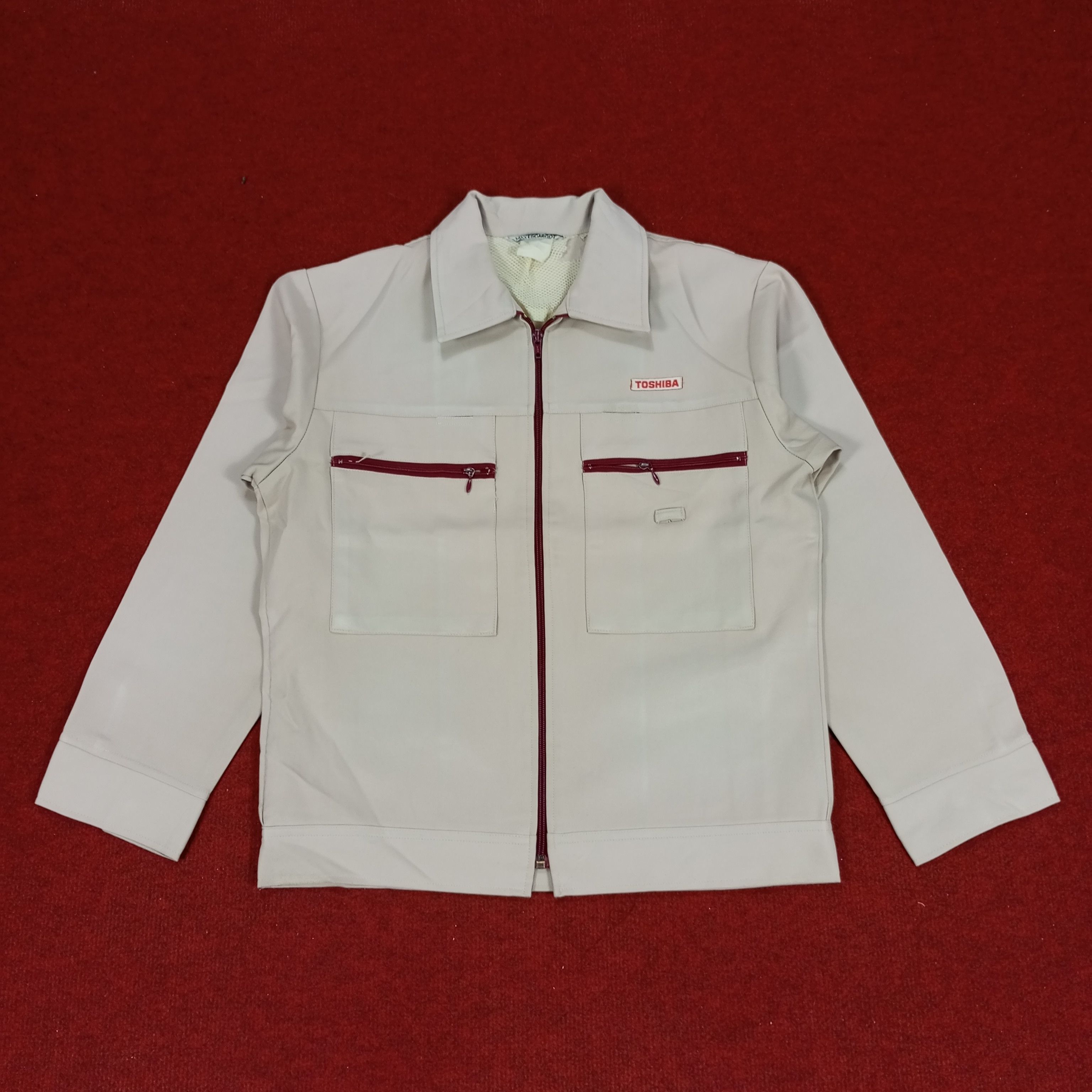 Japanese Brand × Vintage Toshiba Japanese Brand Workwear Jacket Size US S / EU 44-46 / 1 - 1 Thumbnail