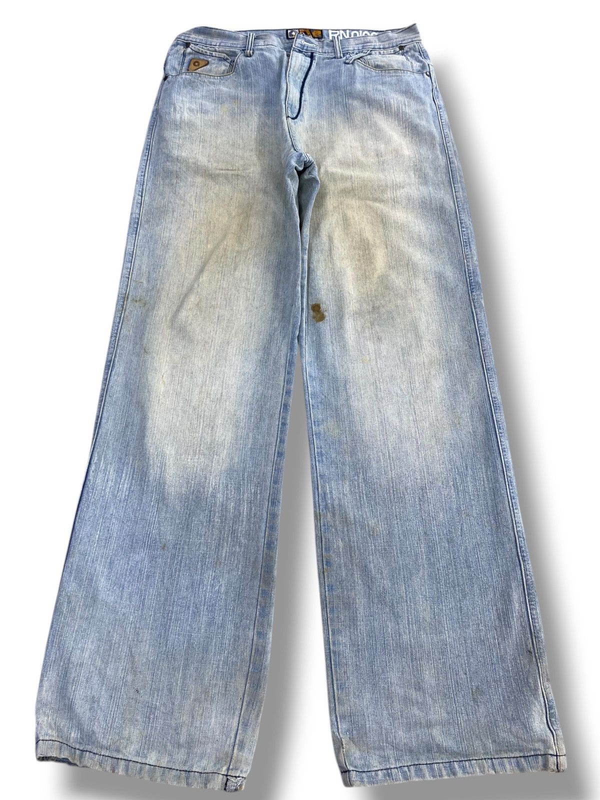 Japanese Brand Japanese Brand Light Faded Wash Style Loose Jeans Size US 34 / EU 50 - 1 Thumbnail