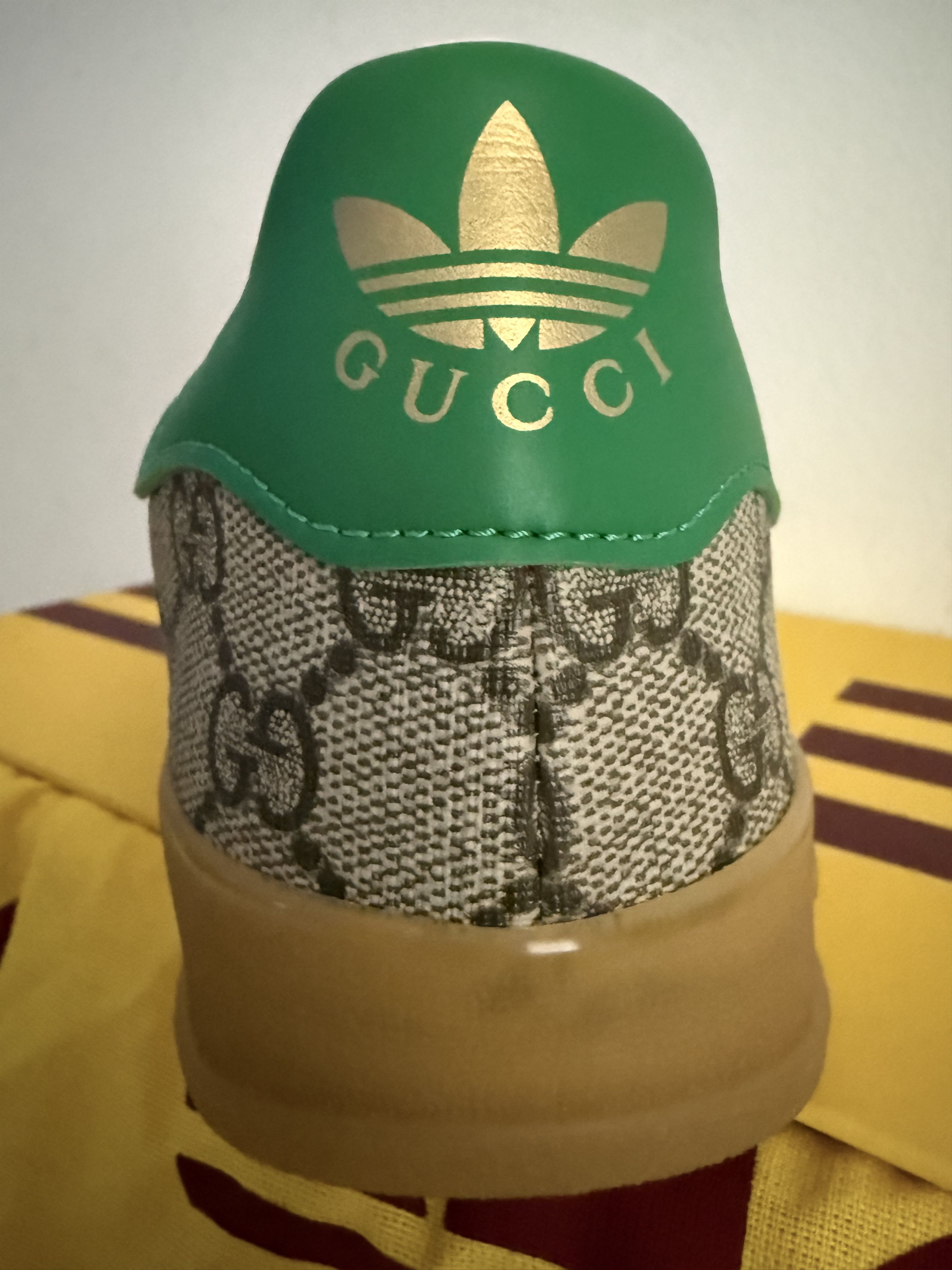 Gucci Gucci x Adidas Gazzelle GG Supreme Size US 9 / EU 42 - 8 Thumbnail