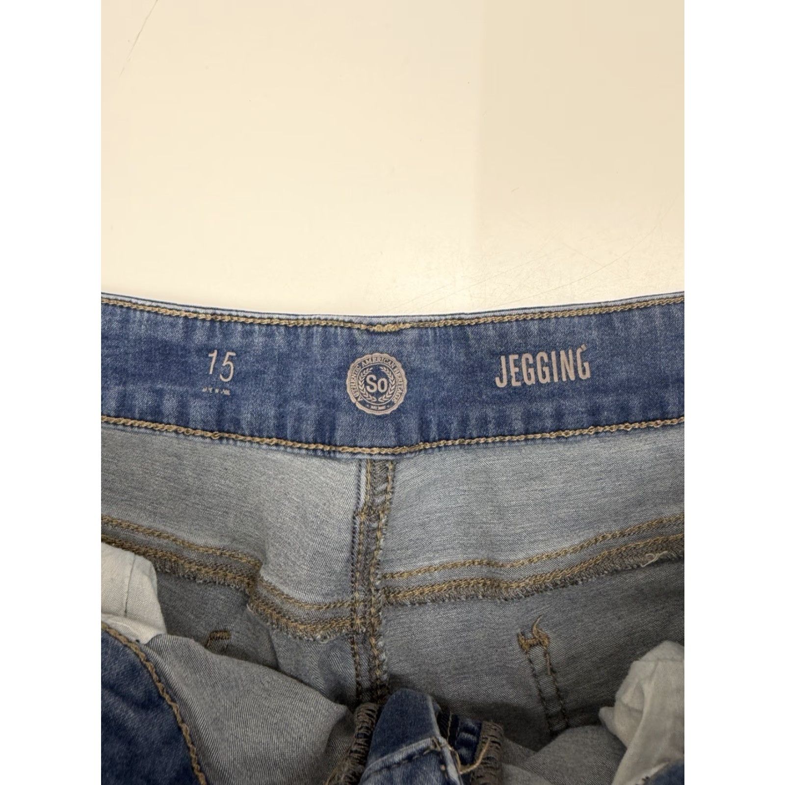 Denime SO Juniors Jeans Size 15 Jegging Skinny Denim Size 36" / US 14 / IT 50 - 4 Thumbnail