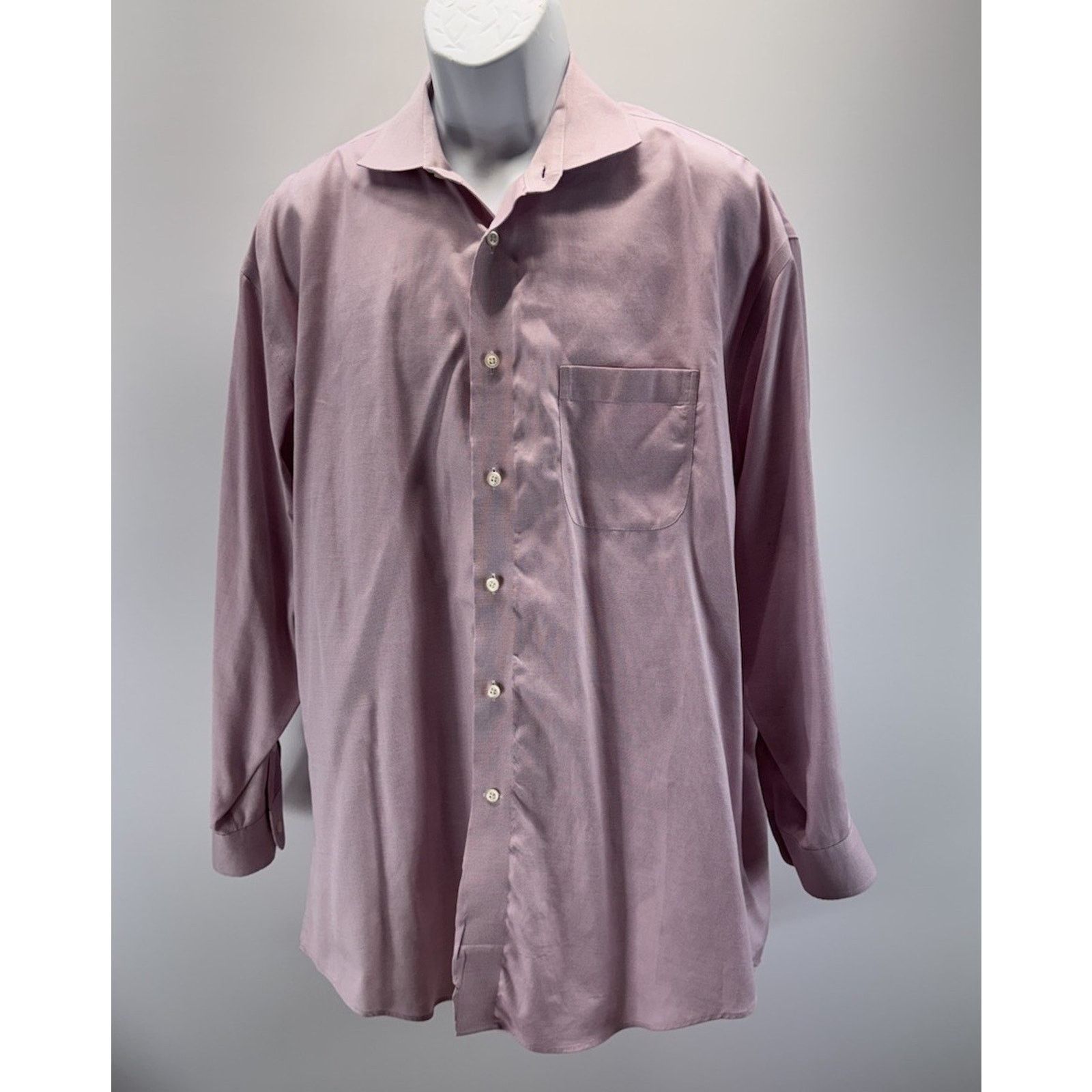 Joseph Abboud Joseph Abboud Button Up Shirt Mens 17.5 Lavender Egyptian Size US L / EU 52-54 / 3 - 1 Thumbnail