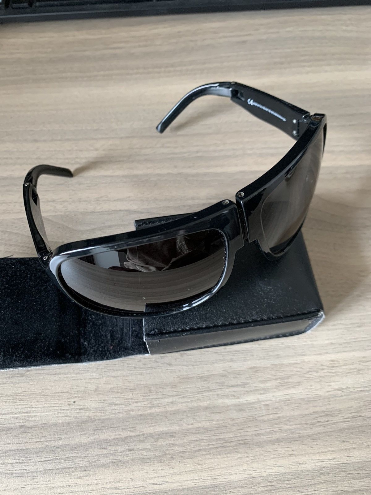 image of Dior Homme Black Tie 52/s Foldable Vintage Sunglasses, Men's (Size 34)