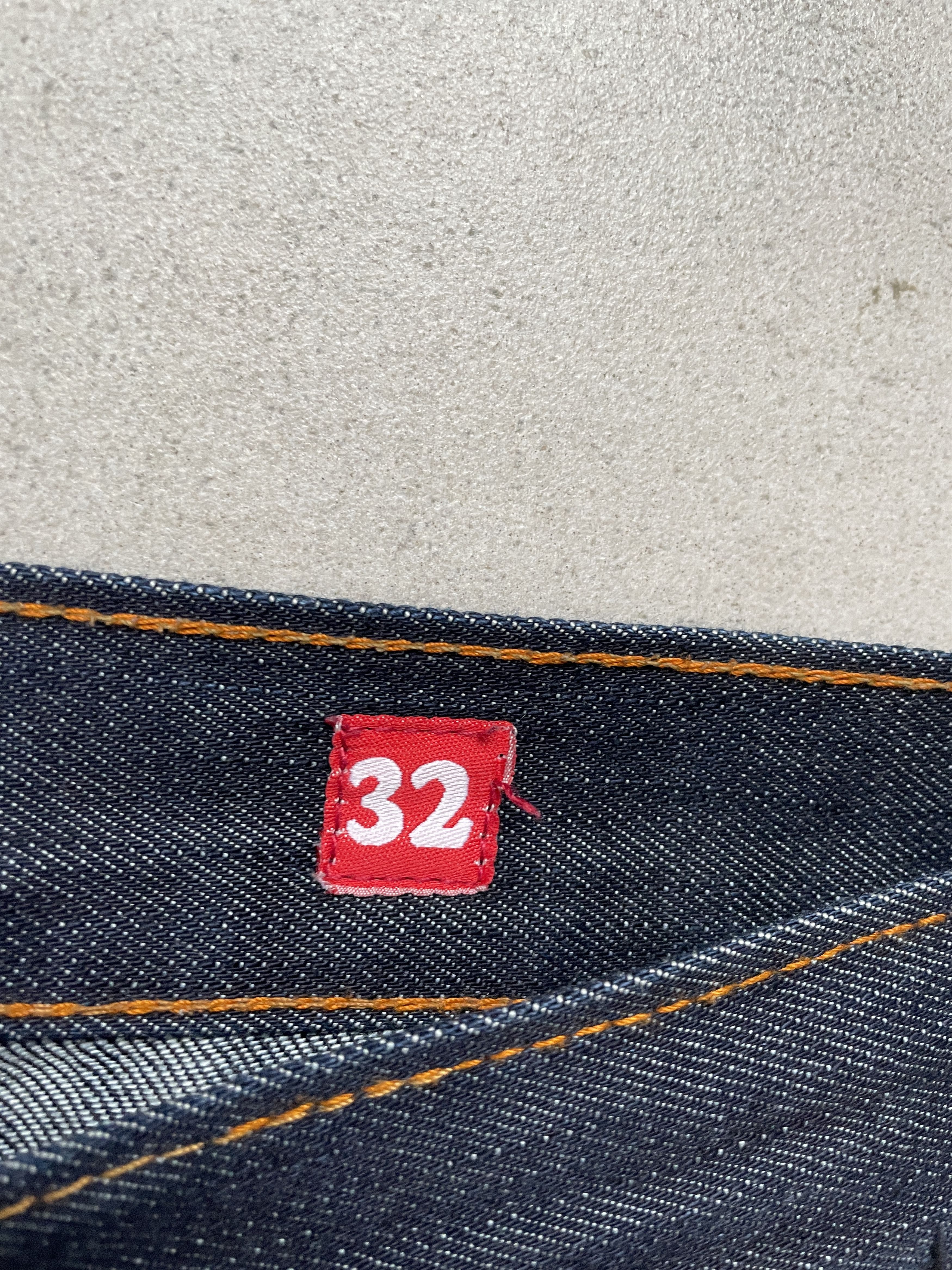 Christian Audigier × Ed Hardy × Swagger ED HARDY CHRISTIAN AUDIGIER STRAIGHT BAGGY DENIM JEANS Size US 32 / EU 48 - 9 Thumbnail