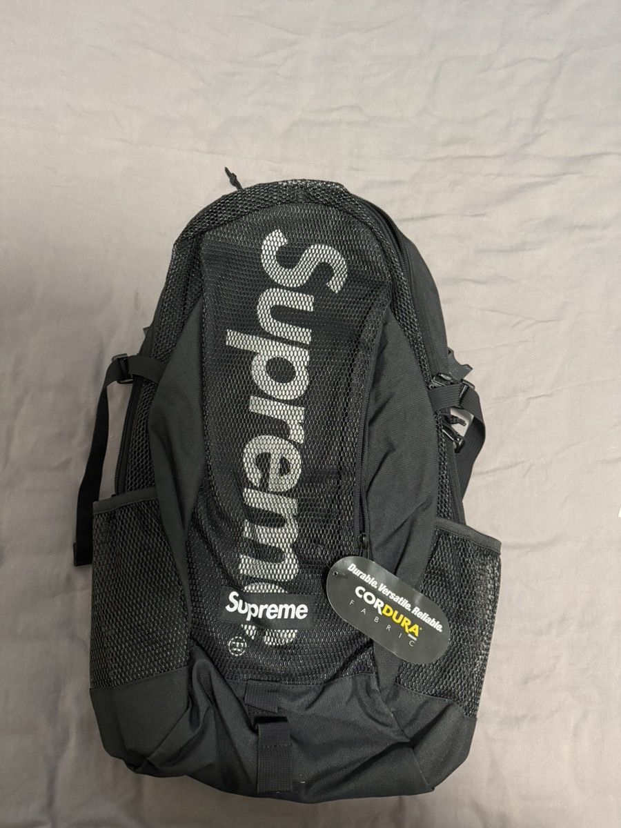 Supreme Supreme 20ss ss20 black backpack black Size ONE SIZE - 1 Thumbnail