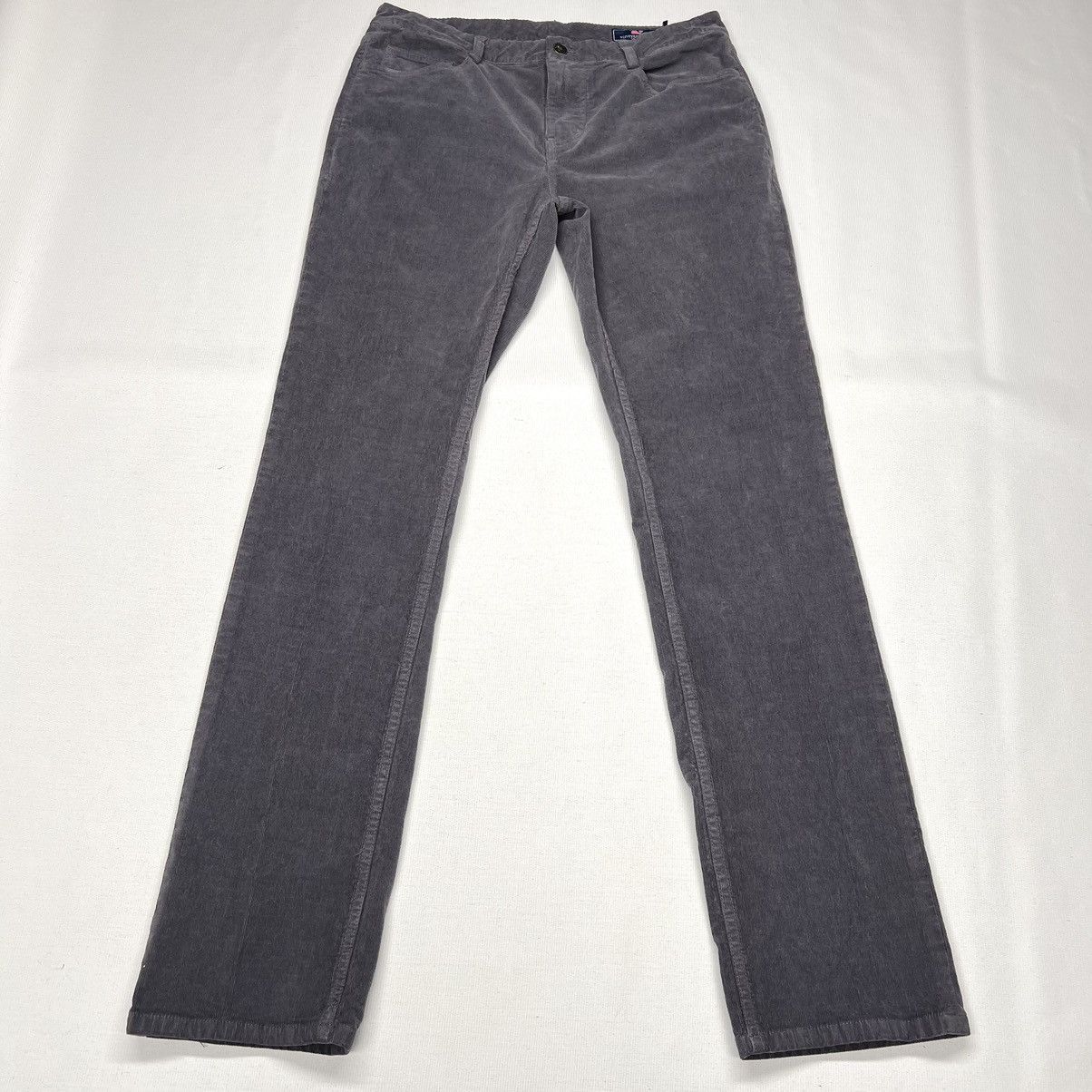 Vineyard Vines Vineyard Vines Pants Grey Corduroy 5 Pocket Slim Straight Size US 32 / EU 48 - 1 Thumbnail