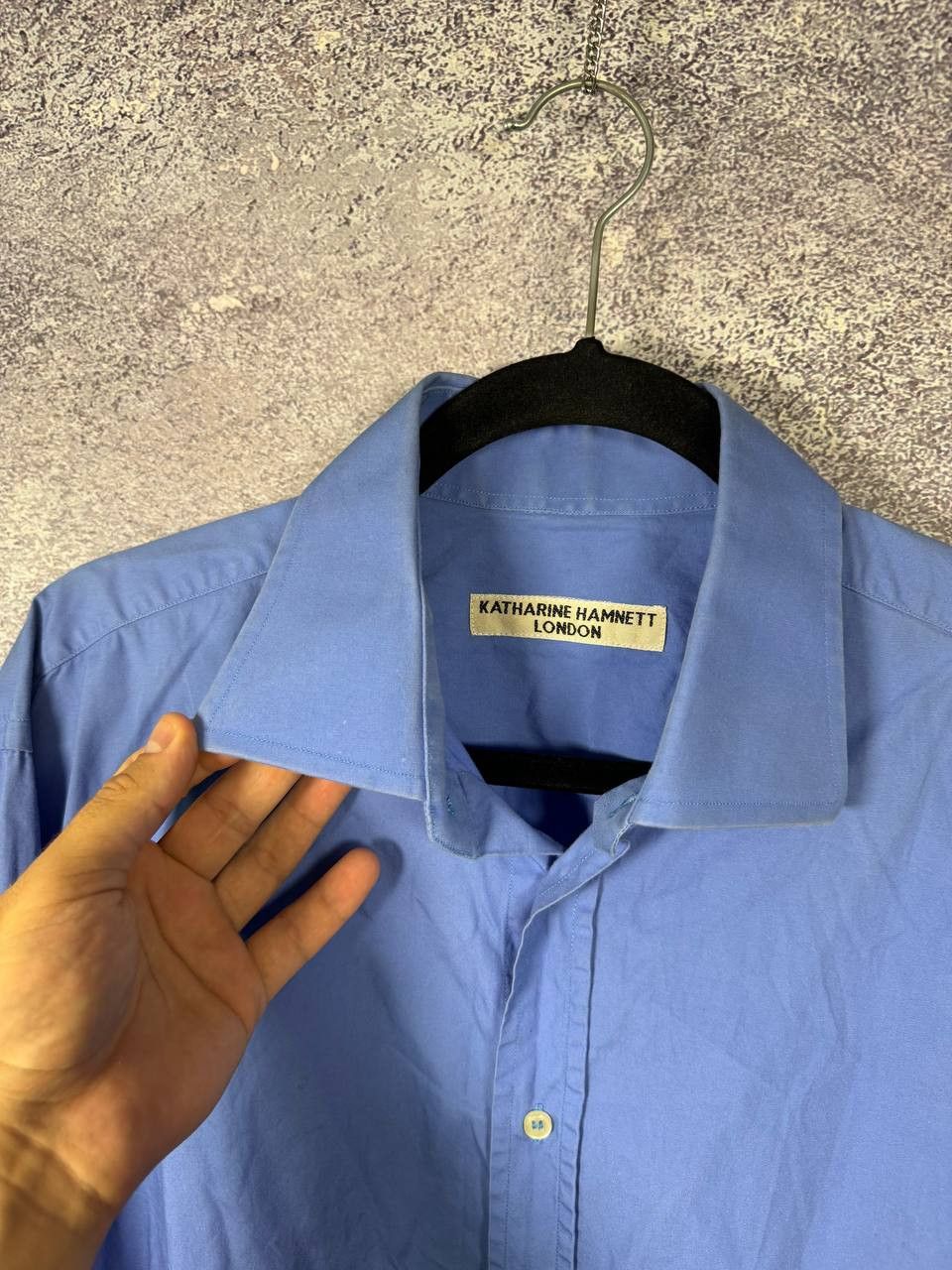 Katharine Hamnett London Katharine Hamnett London Shirt Button Blue Men's Size US XL / EU 56 / 4 - 5 Thumbnail