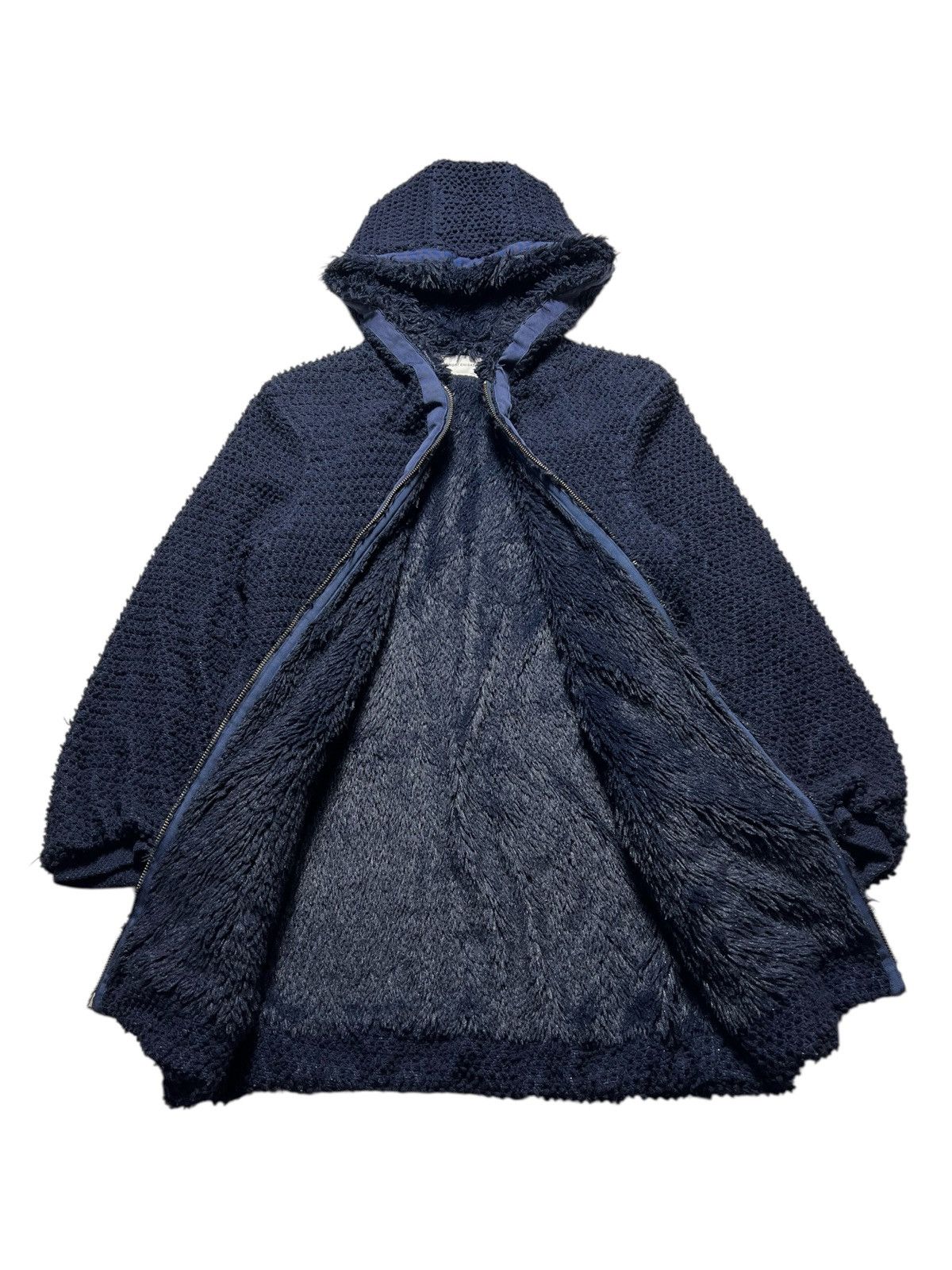 Issey Miyake Issey Miyake Tsumori Chisato Long Sherpa Jacket Size US M / EU 48-50 / 2 - 2 Thumbnail
