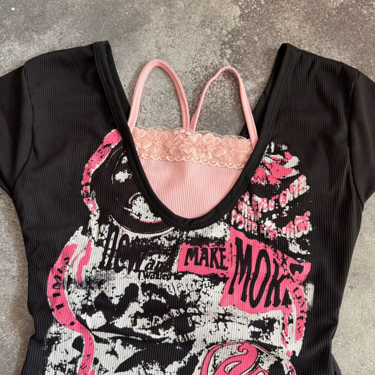 Hysteric Glamour × Japanese Brand × Vintage Amazing 2000’s Aesthetic Gothic Emo Y2K T-Shirt Size M / US 6-8 / IT 42-44 - 3 Thumbnail