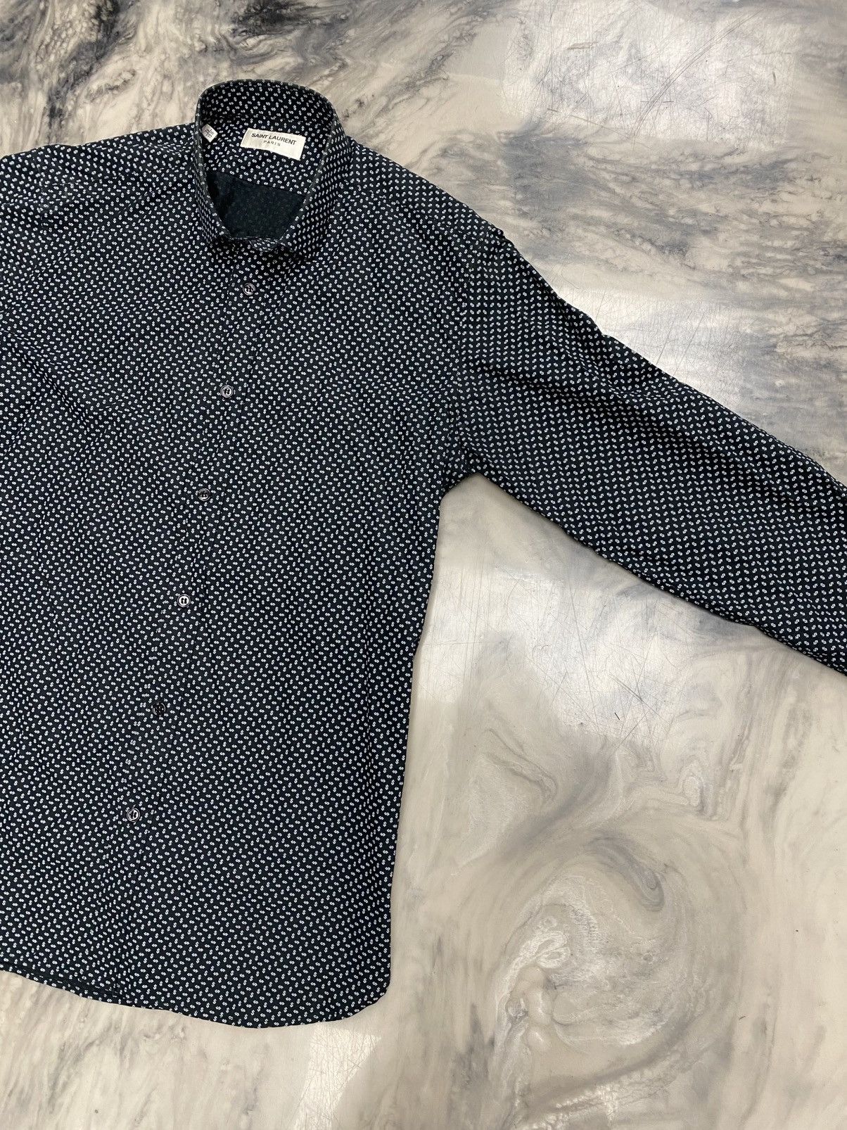 Yves Saint Laurent Saint Laurent dollar sign shirt black small Hedi Slimane Size US S / EU 44-46 / 1 - 6 Thumbnail