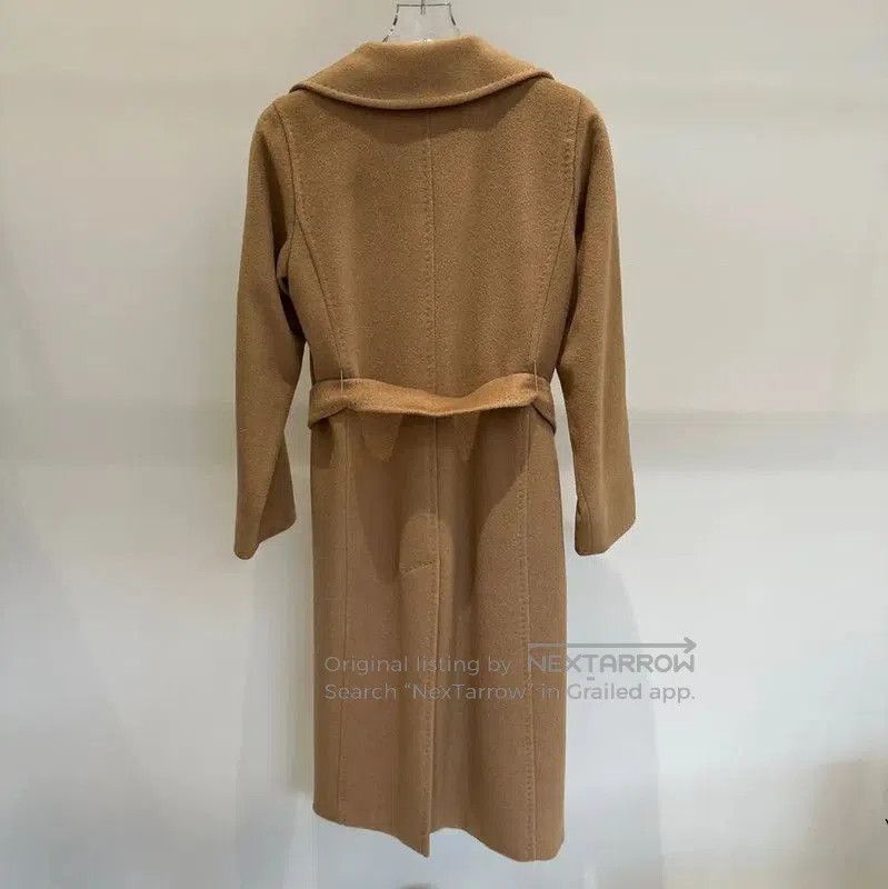 Max Mara MaxMara Classic Long Coat in Khaki . Size XS / US 0-2 / IT 36-38 - 5 Thumbnail