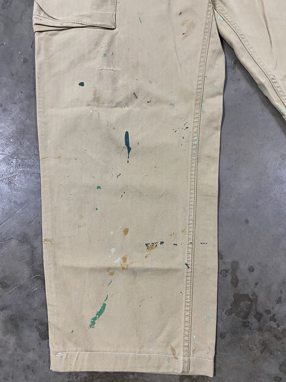 Avirex Avirex Monkey Pant Workwear Distressed @314 Size US 32 / EU 48 - 13 Thumbnail
