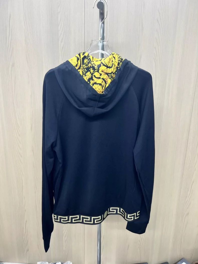 Versace Versace Phnom Penh Baroque Hooded Sweatshirt Size L / US 10 / IT 46 - 4 Thumbnail