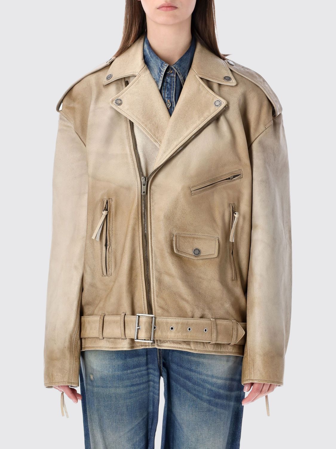 Golden Goose Golden Goose Jacket Woman Blue Size XL / US 12-14 / IT 48-50 - 1 Thumbnail