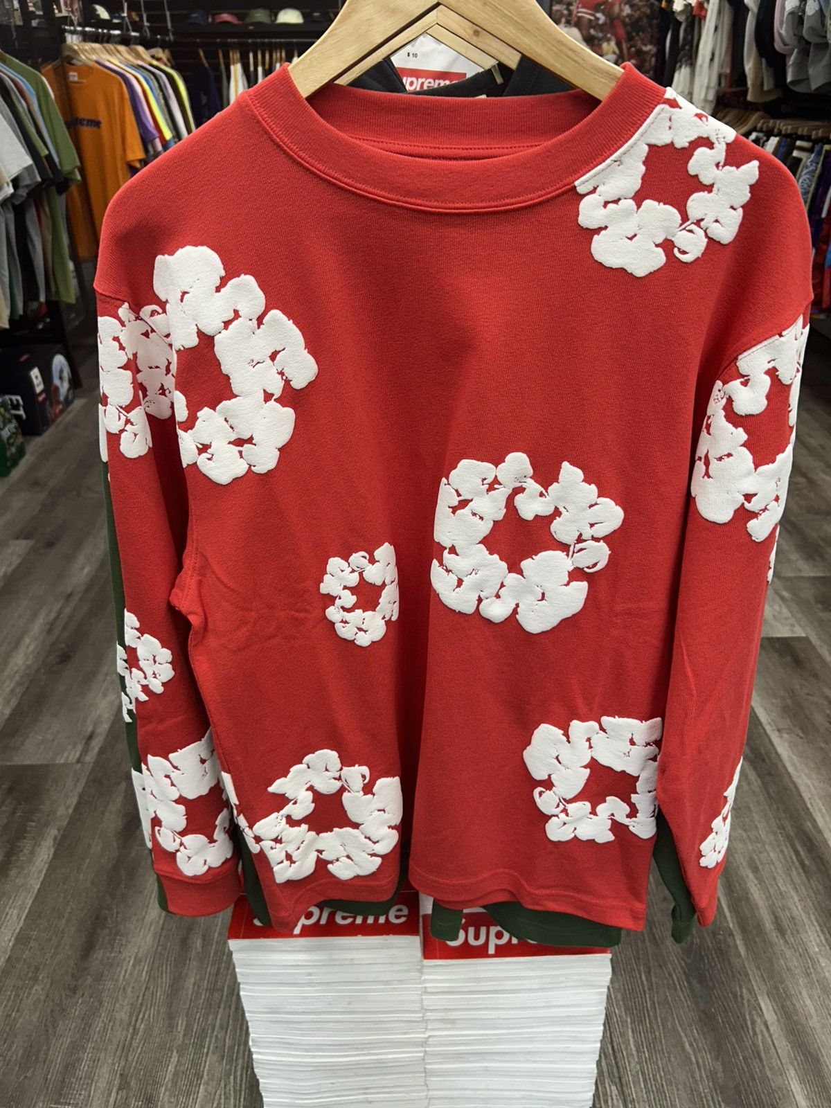 DENIM TEARS Long Sleeve Cotton Wreath Tee | Grailed