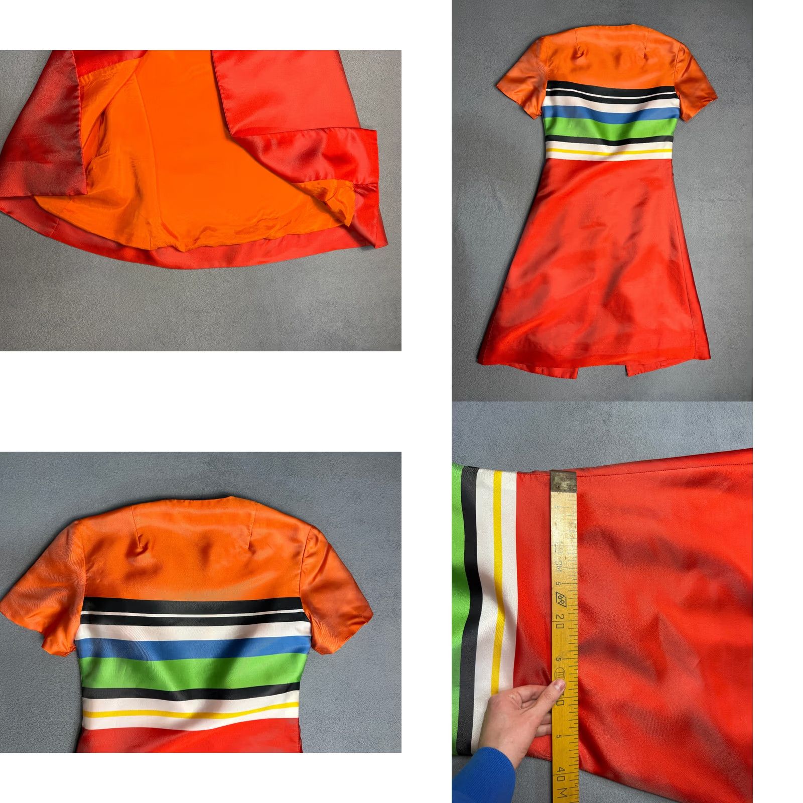 Vintage VINTAGE Contessa Orange Silk Dress Pants Womens 12 Hong Kong Set Dress Pants Contessa Orange Silk Dress Pants Womens 12 Hong Kong Size 34" / US 12 / IT 48 - 8 Thumbnail