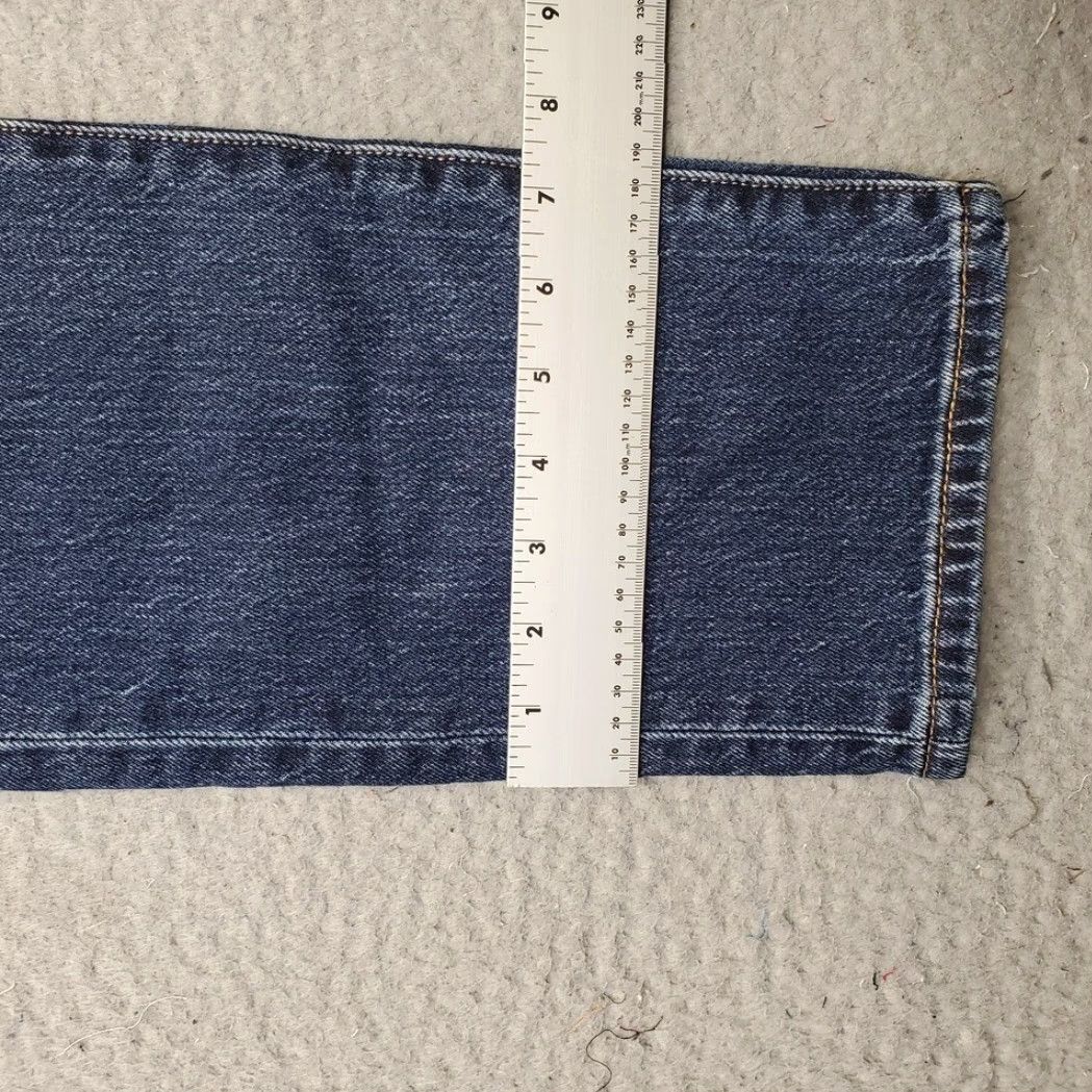 Levi's Levi's 501 Curve Jeans Womens 24x30 Blue Denim Stretch Straight Leg Button Fly Shirt Jeans? Size 42" / US 20 - 6 Thumbnail