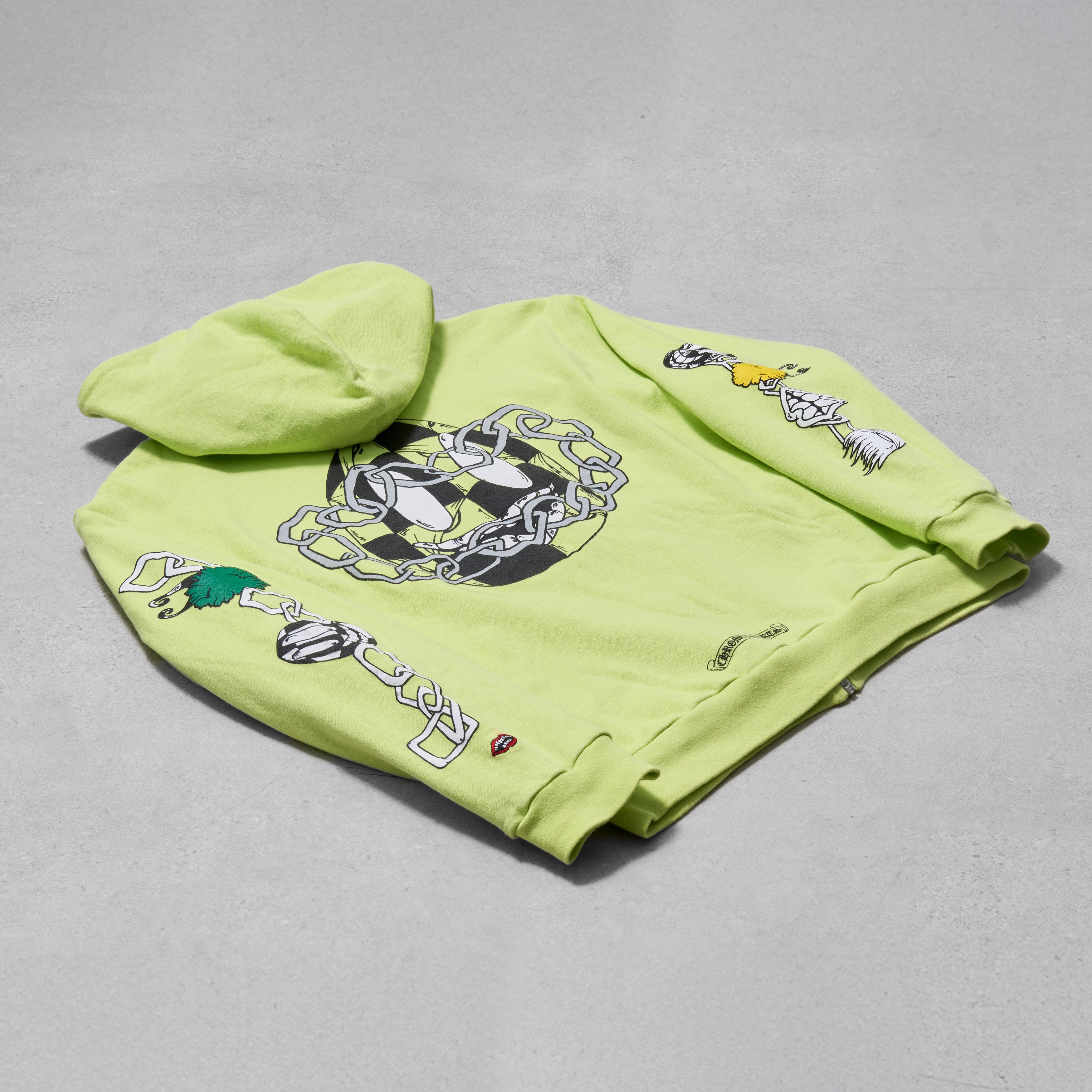 Chrome Hearts CHROME HEARTS Matty Boy Link Zip Hoodie Lime Size US S / EU 44-46 / 1 - 3 Thumbnail