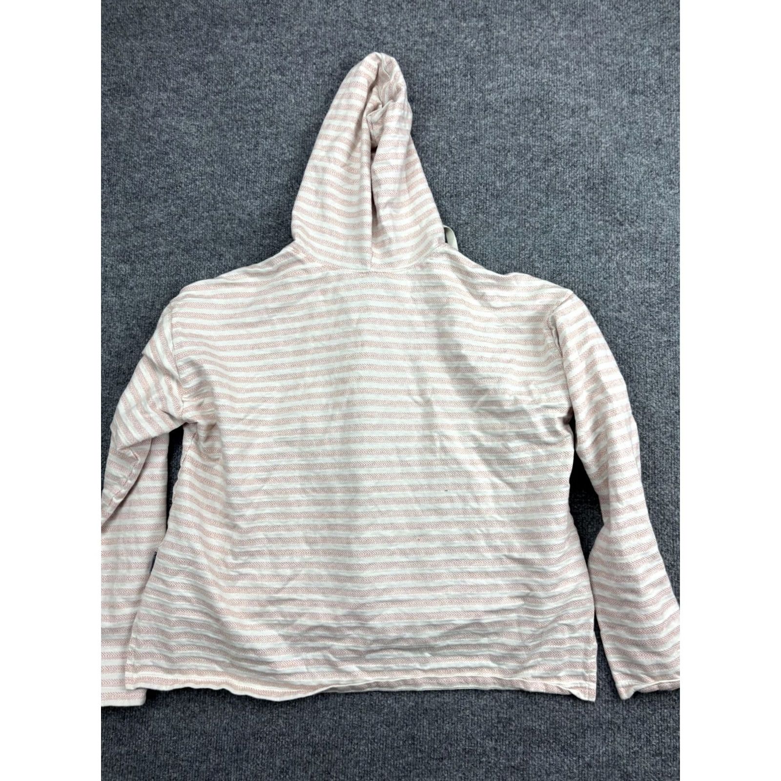 Vintage Columbia Hoodie Womens XL Orange Striped Full Zip Knit Lightweight Sweatshirt Size XL / US 12-14 / IT 48-50 - 8 Thumbnail