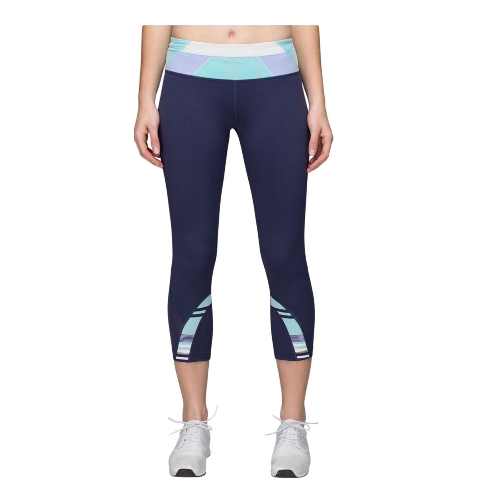 Lululemon Lululemon Run Inspire Crop II Yoga Leggings Sz 4 Zip Pocket Size 27" / US 4 / IT 40 - 2 Thumbnail