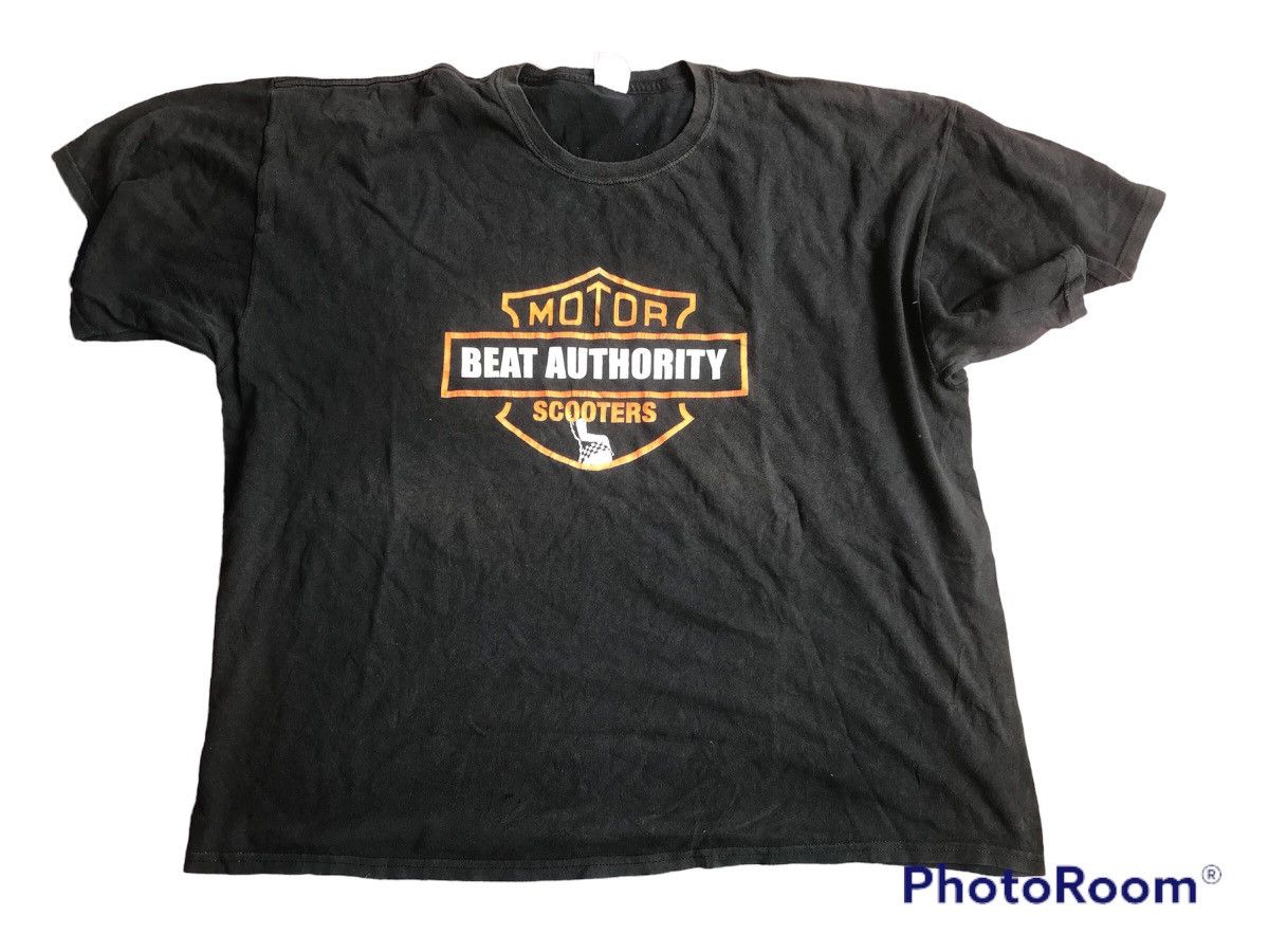 image of Harley Davidson Shirt Parody Vespa Lambretta in Black, Men's (Size 2XL)