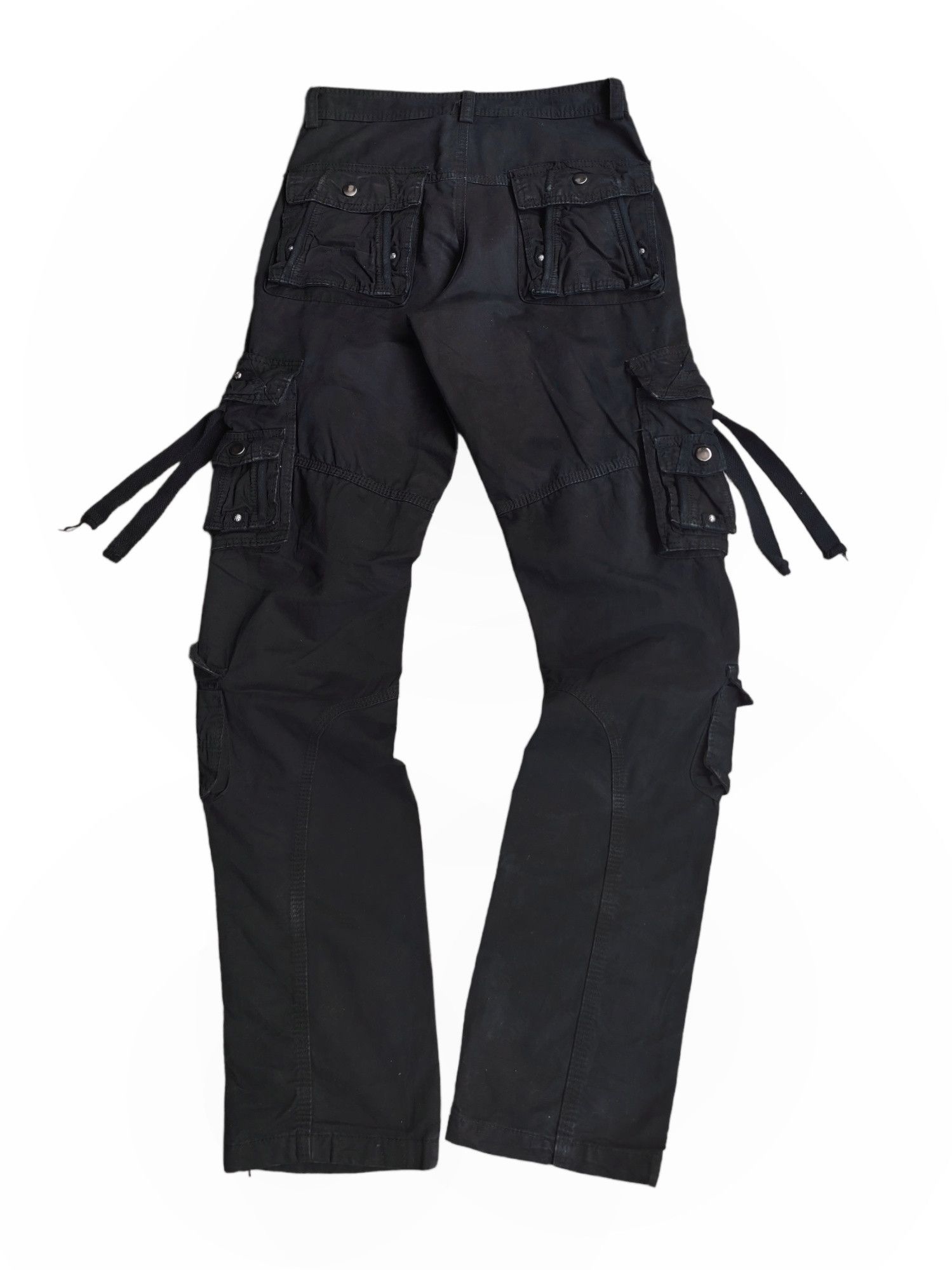Japanese Brand 👑Cargomultipocket streetwear pants👑 Size US 29 - 3 Thumbnail