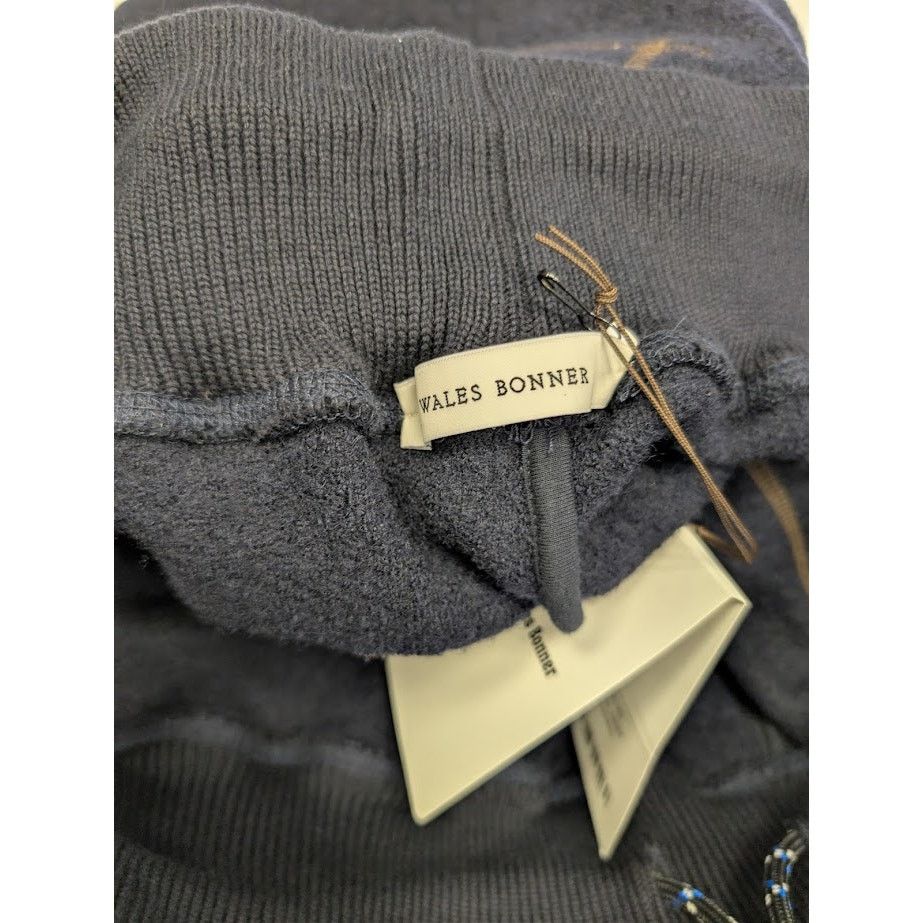 o1rshd1 Boiled Wool Jersey Shorts in Navy