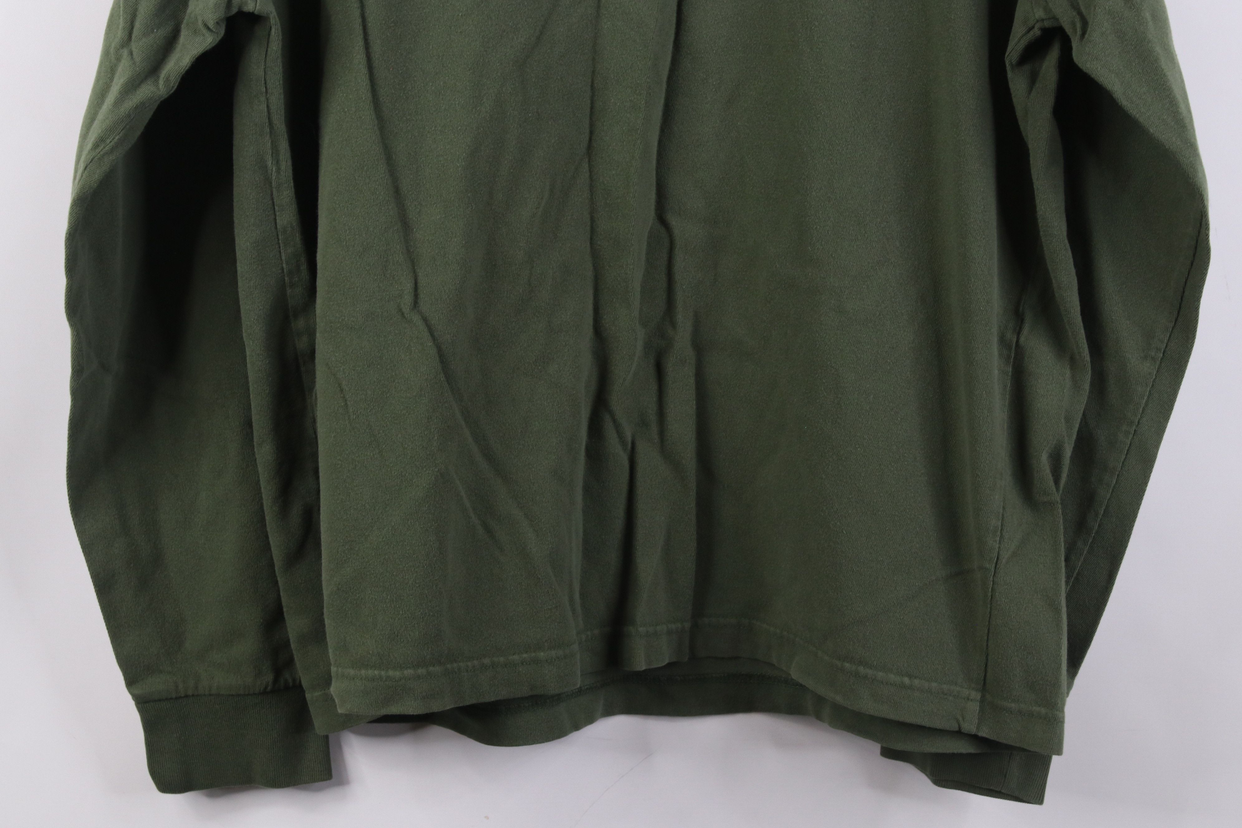 Gap Vintage Y2K 2004 Gap Spell Long Sleeve T-Shirt Green Cotton Size US L / EU 52-54 / 3 - 13 Thumbnail