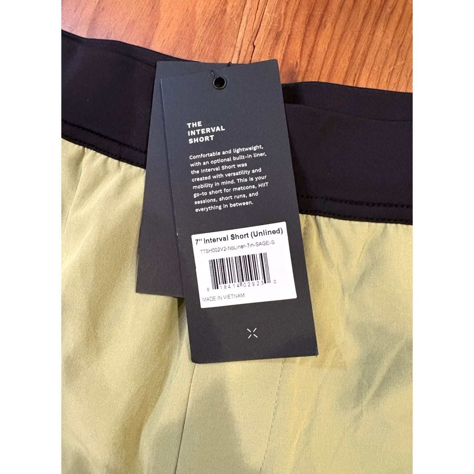 Ten Thousand Interval 7in Shorts Men Small Sage Active Workout No Liner in Gray, Men's (Size 29) — image 2 of 5