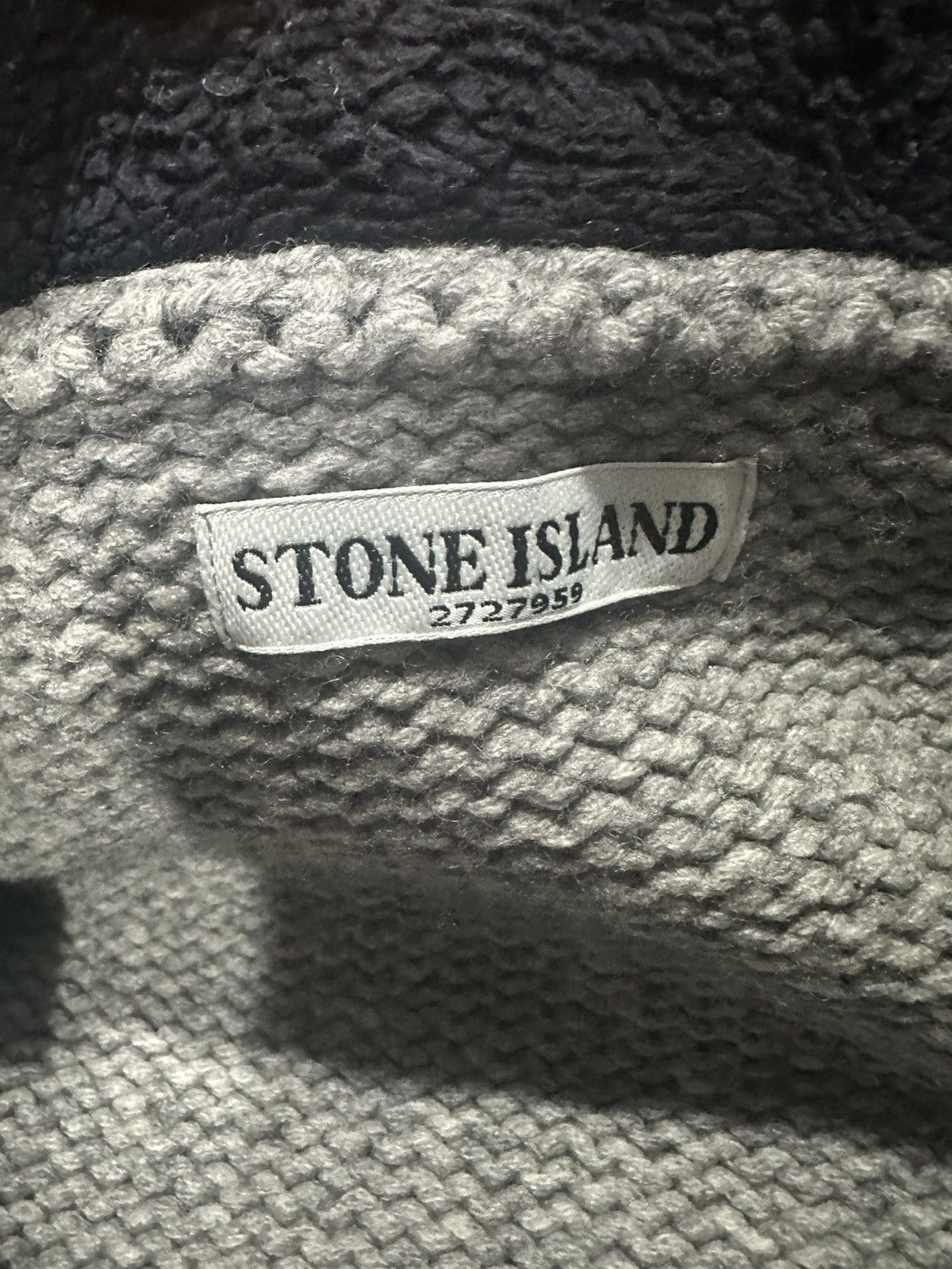 Stone Island STONE ISLAND GREY & NAVY WOOL HOODED ZIP UP Size US XXL / EU 58 / 5 - 4 Thumbnail