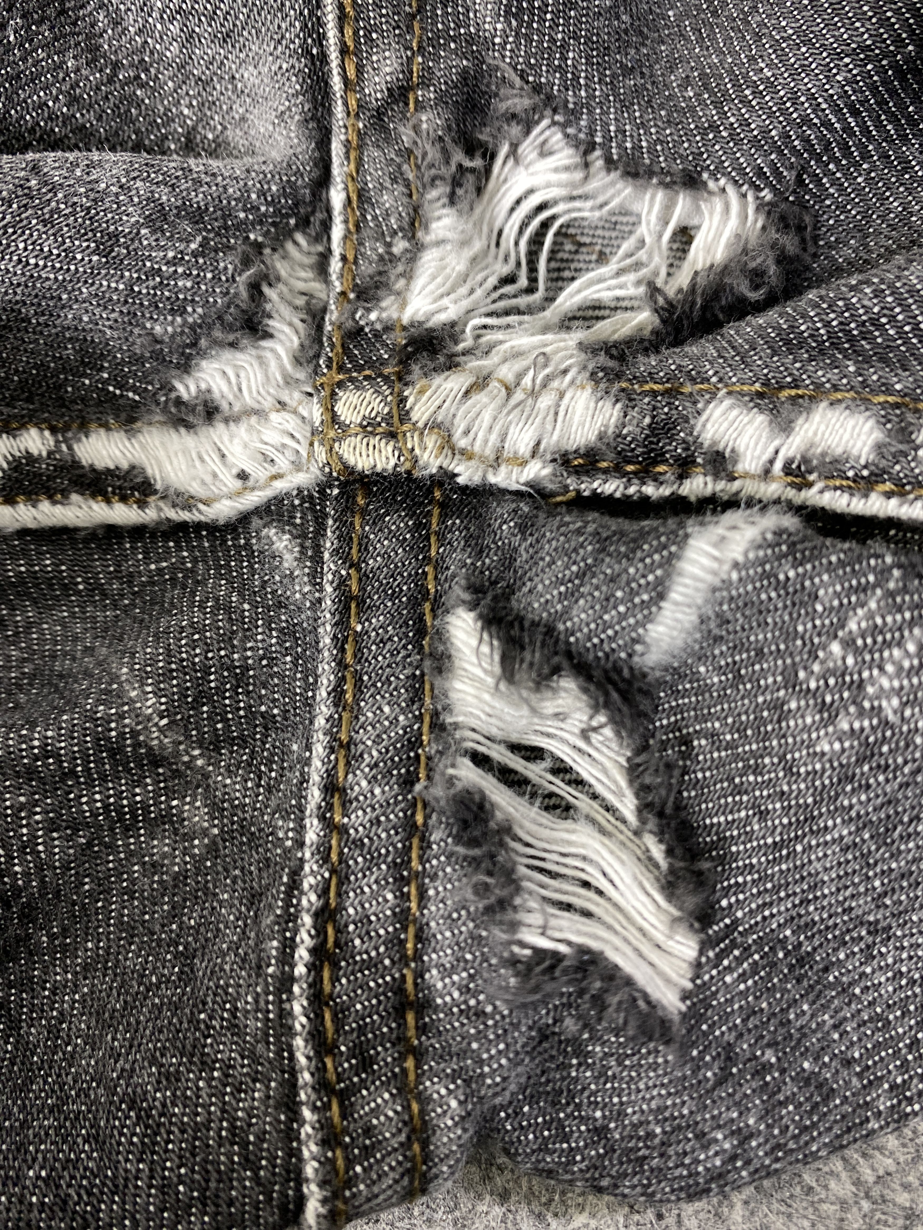 Levi's Black Vintage Levis 501 Jeans 28x25.5 - JN3083 Size US 28 / EU 44 - 15 Thumbnail
