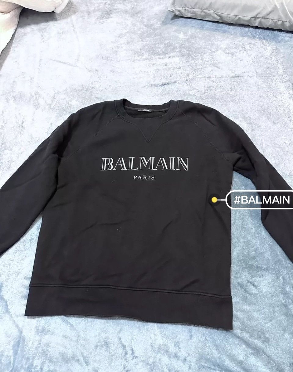 Balmain Slogan sweater