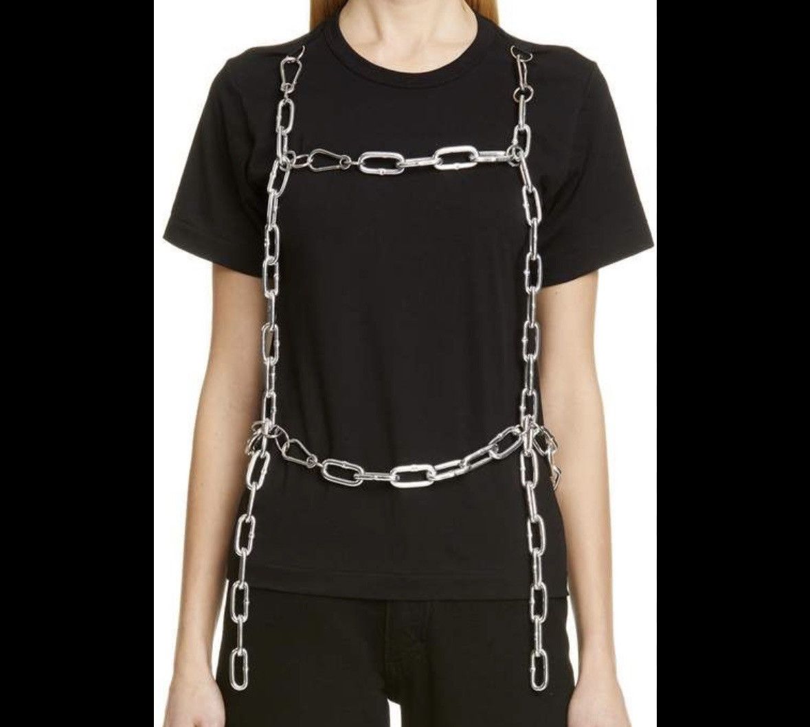 Comme des Garcons CDG Chain Harness T-Shirt Size M / US 6-8 / IT 42-44 - 1 Thumbnail