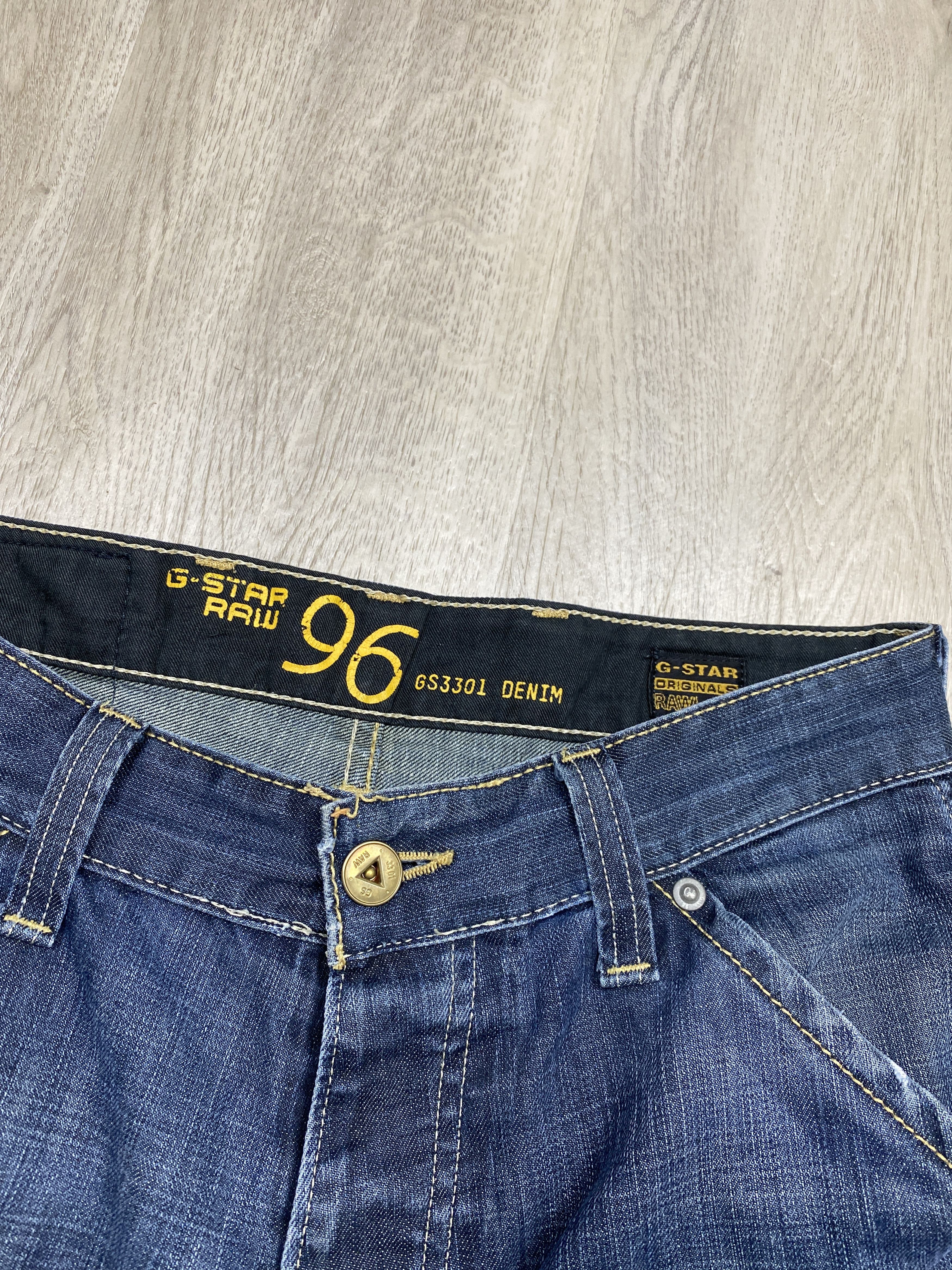 G-Star G Star Raw Vintage Mens Denim Pants Double Knee Jeans Size US 33 - 3 Thumbnail