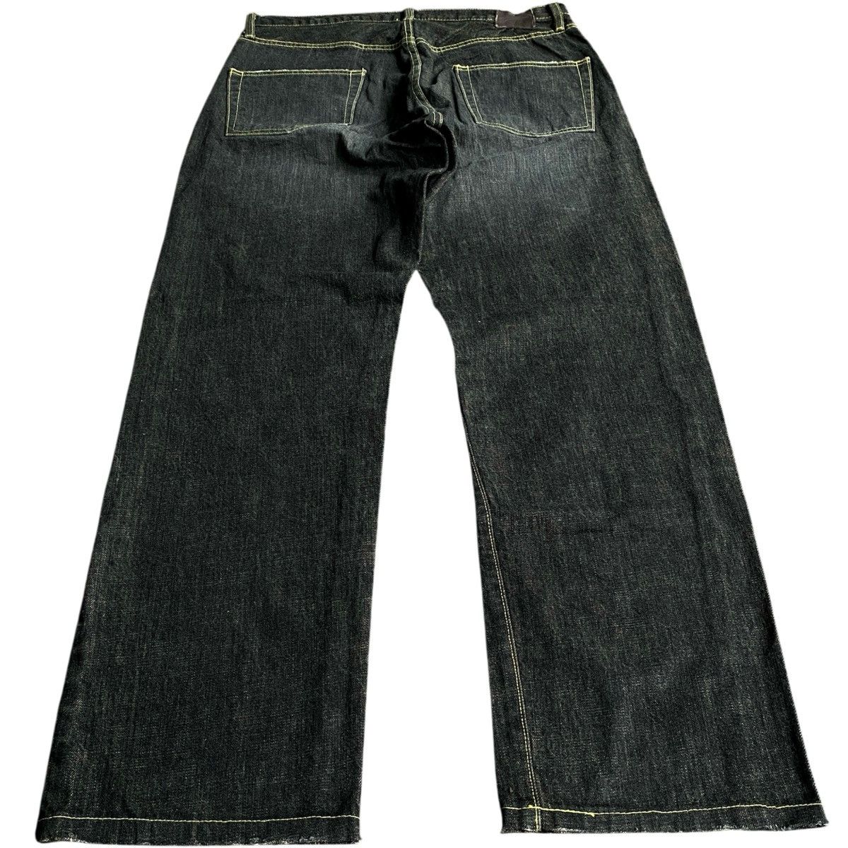 Ed Hardy × Japanese Brand Vintage Japanese Denim Koi Karakuri tamashi Sukajan Jeans Size US 35 - 5 Thumbnail