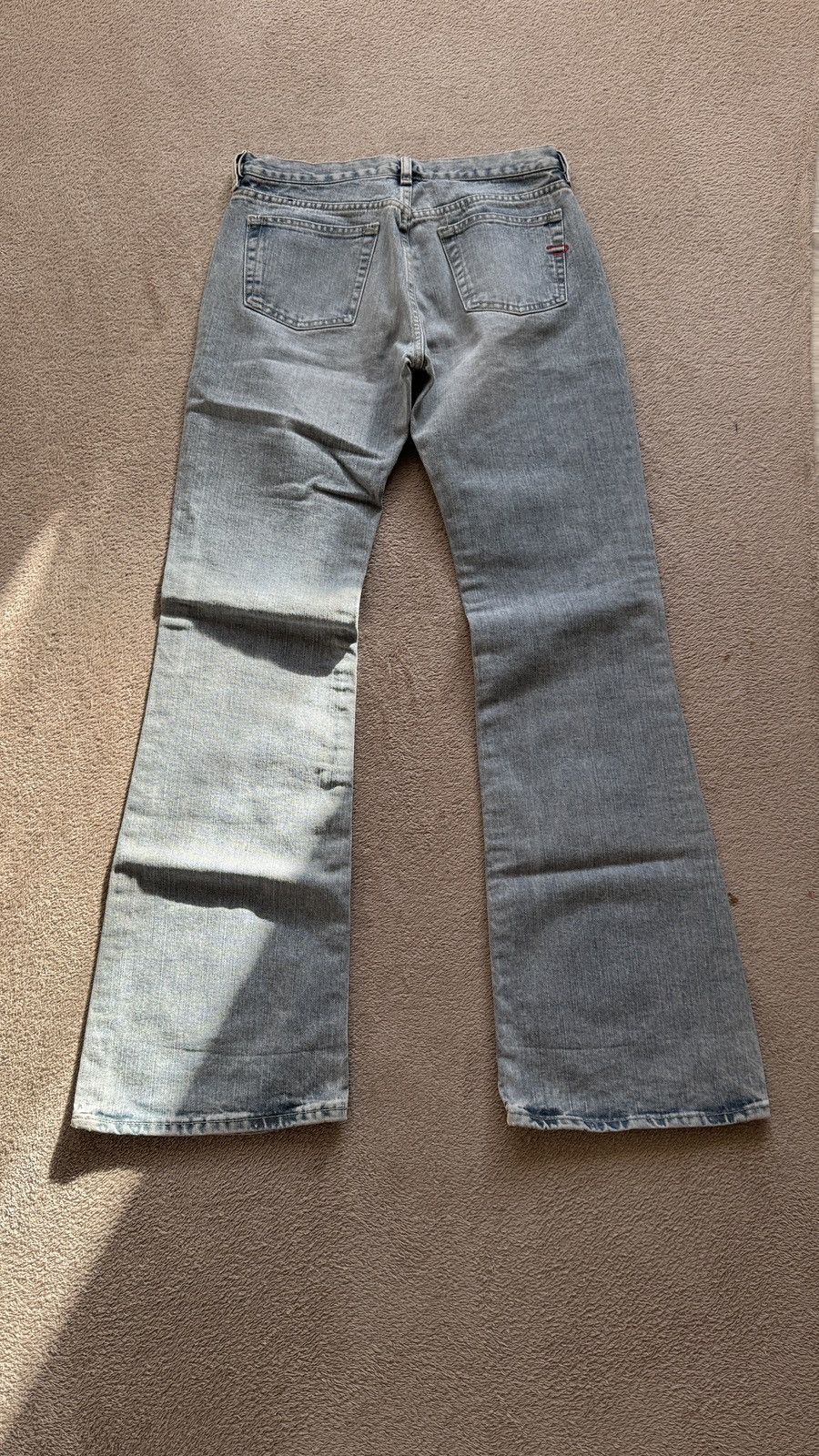 Japanese Brand Flared Jeans Diesel Y2K vintage crazy mudwash ysl armani Size US 28 / EU 44 - 3 Thumbnail