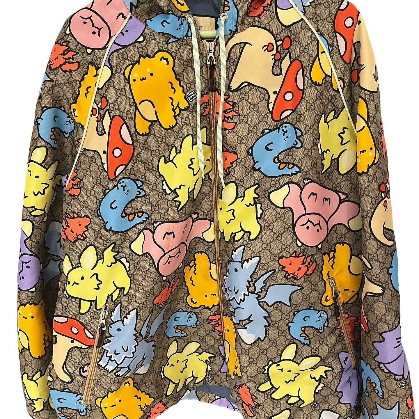 Gucci Gucci Cartoon Print Zip-Up Hoodie Jacket Size 46 Size US S / EU 44-46 / 1 - 1 Thumbnail
