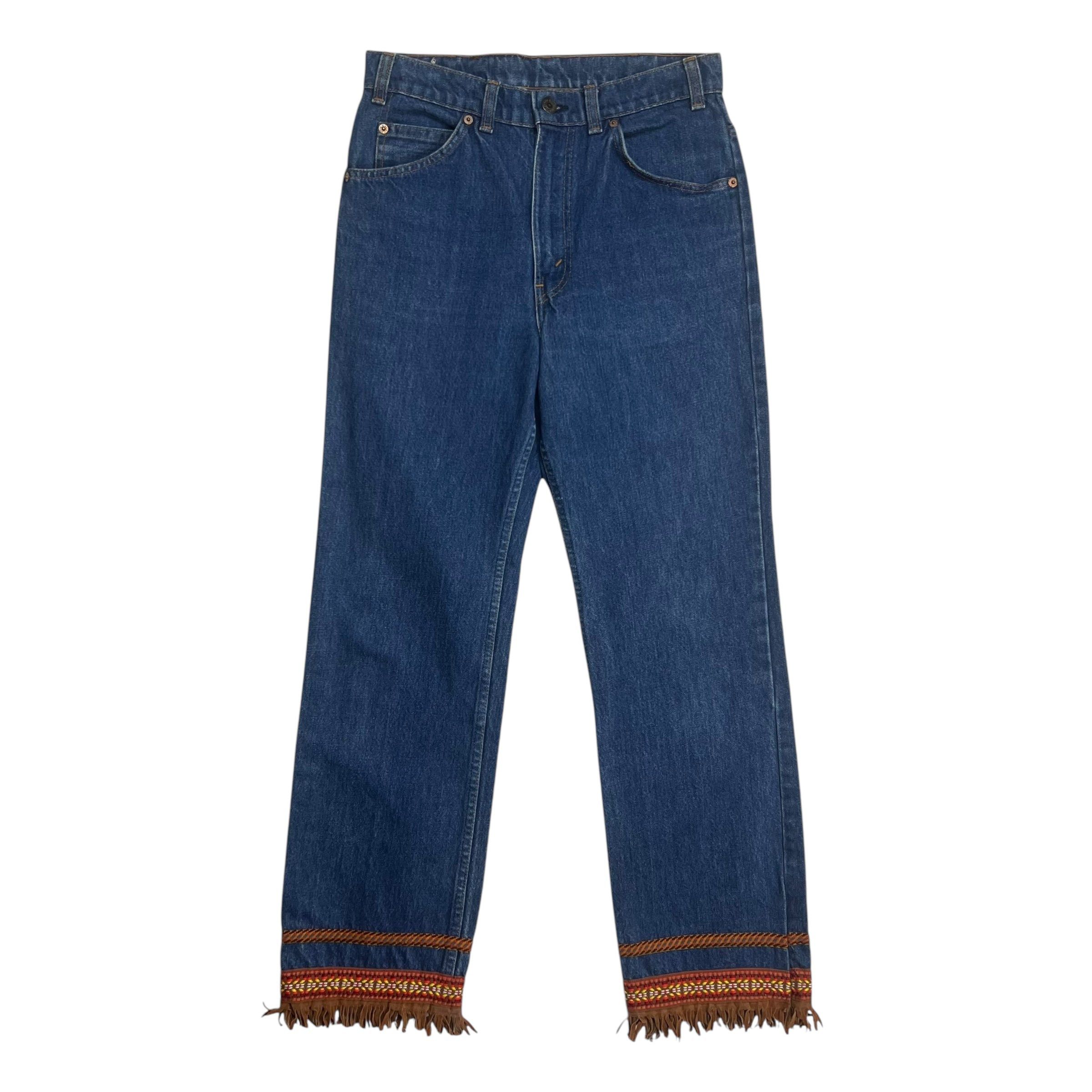 Levi's × Levi's Vintage Clothing Levi’s Western Orange Tab Blue Jeans - 28” Size US 28 / EU 44 - 1 Thumbnail