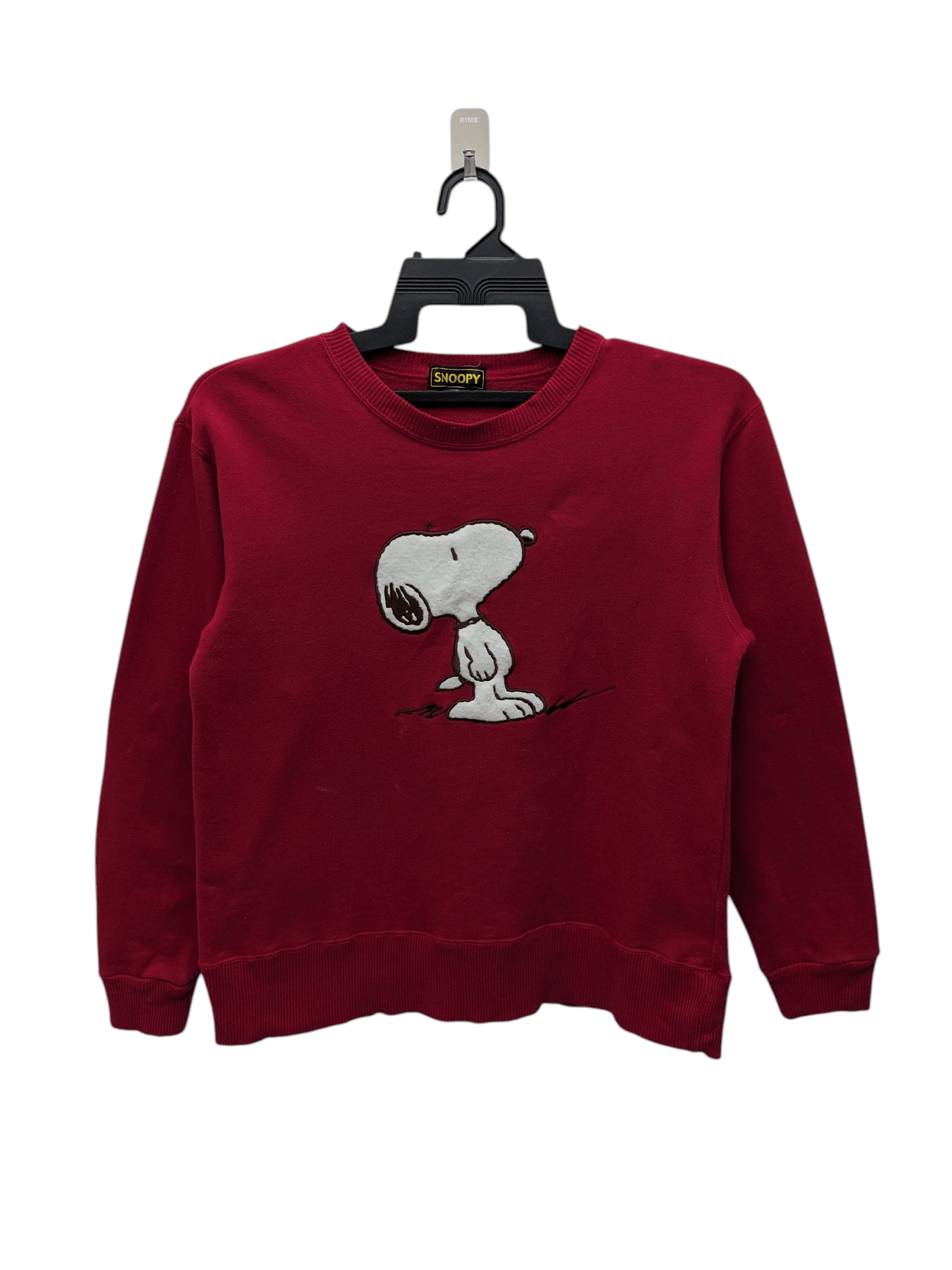 Peanuts Vintage Snoopy Peanuts Red Embroidered Crewneck Sweatshirt Size US M / EU 48-50 / 2 - 1 Thumbnail